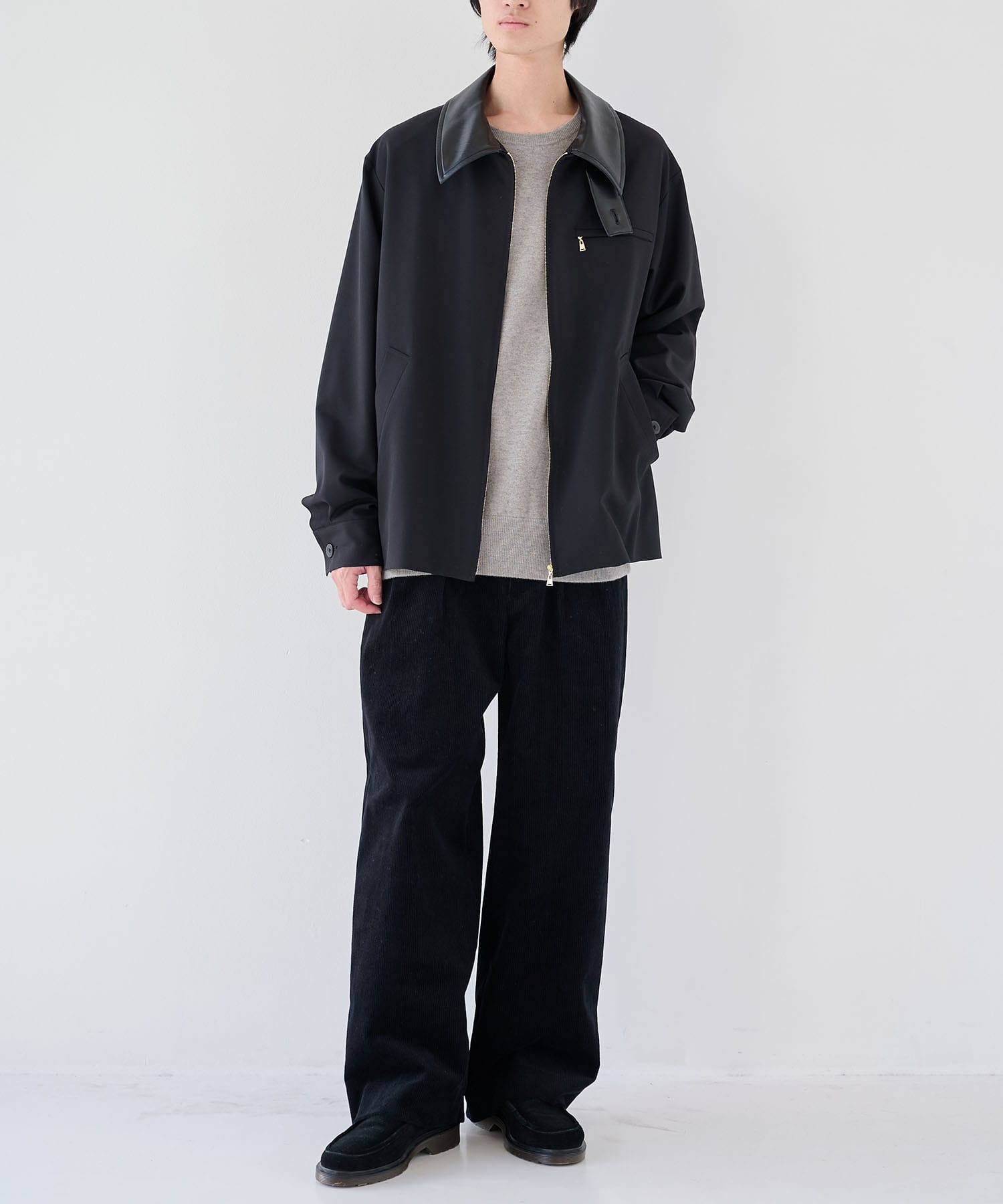 別注 Leather Color Zip Blouson CULLNI