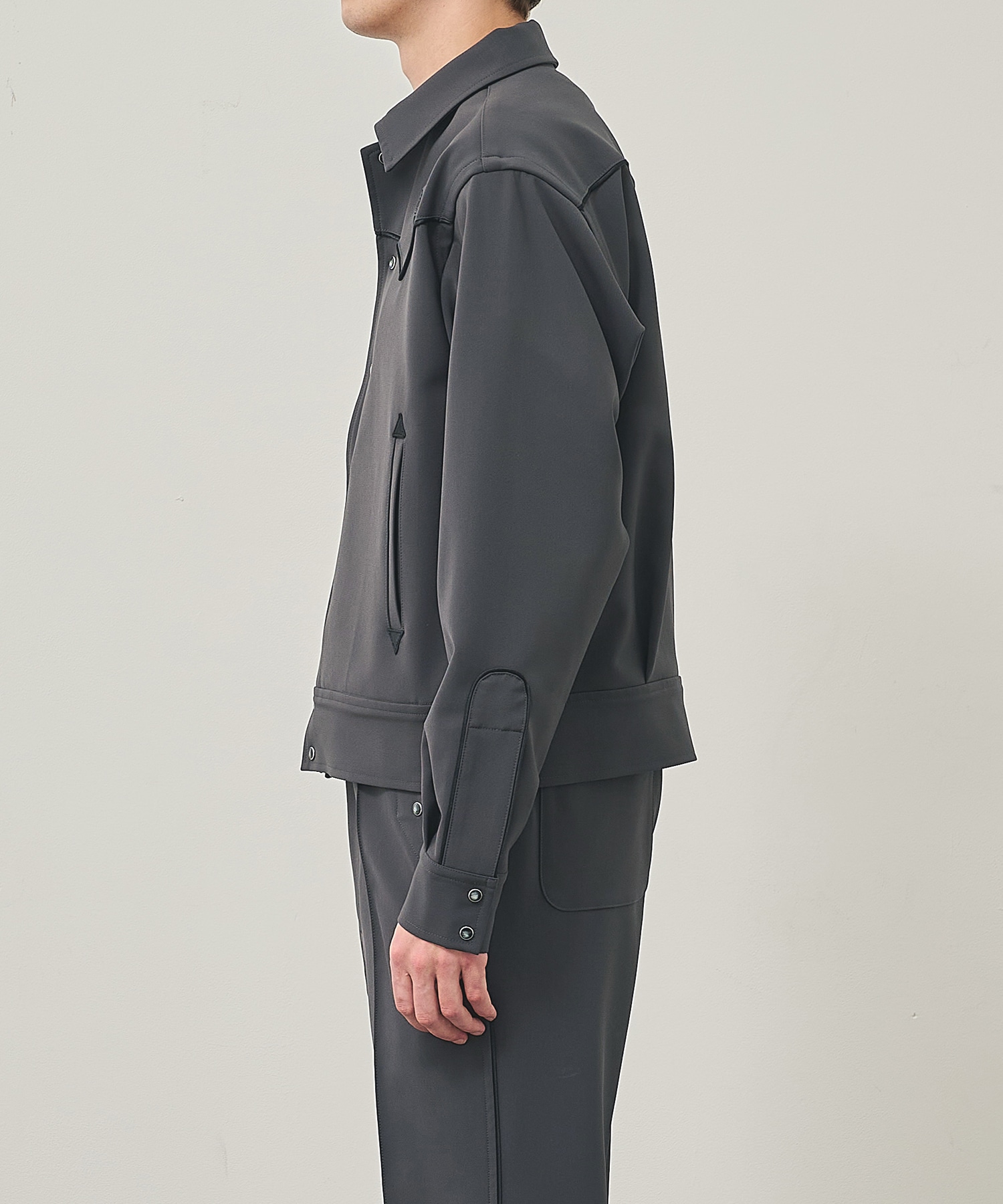 別注 Piping Cowboy Jacket - Poly Double Cloth NEEDLES