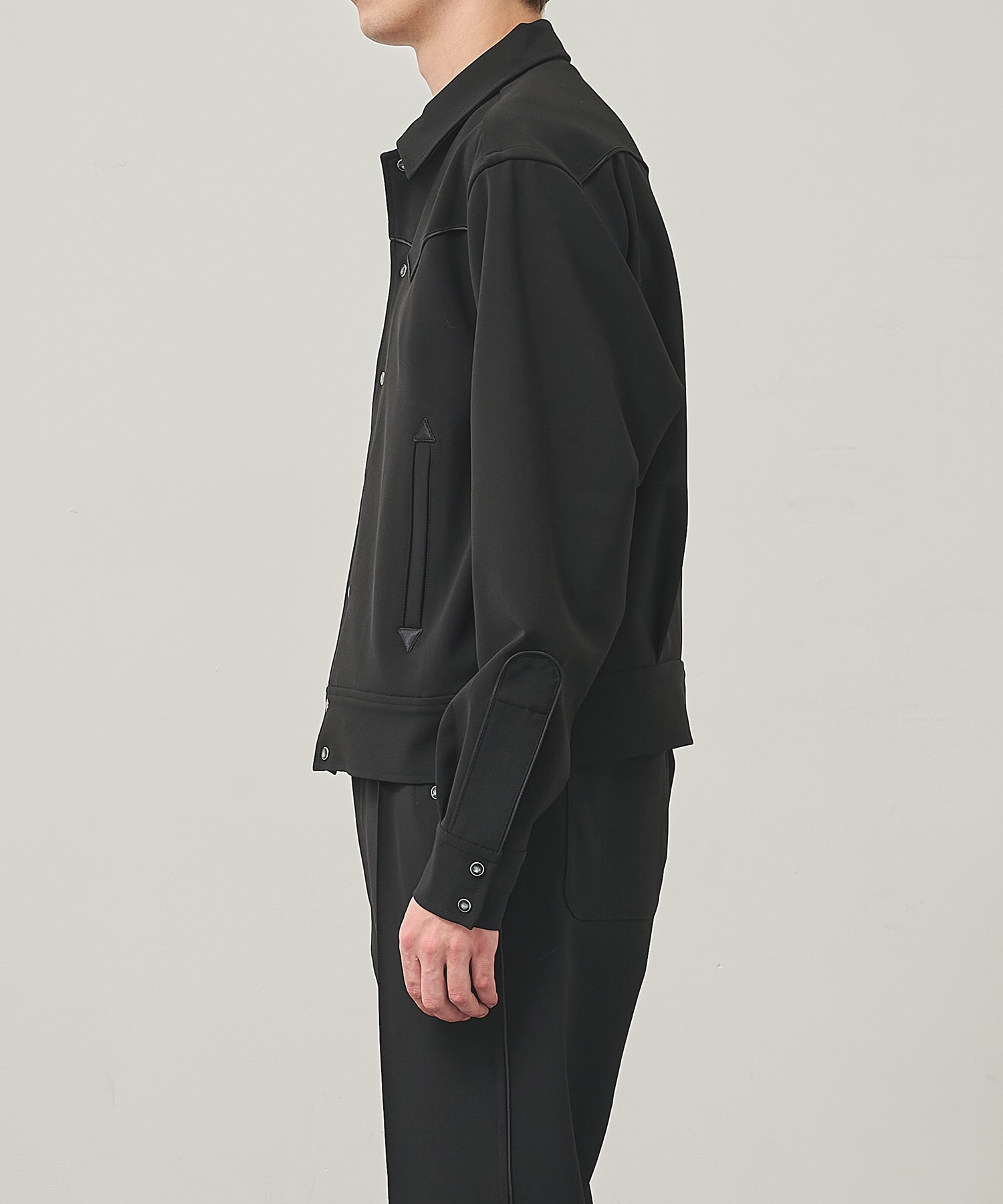 別注 Piping Cowboy Jacket - Poly Double Cloth NEEDLES