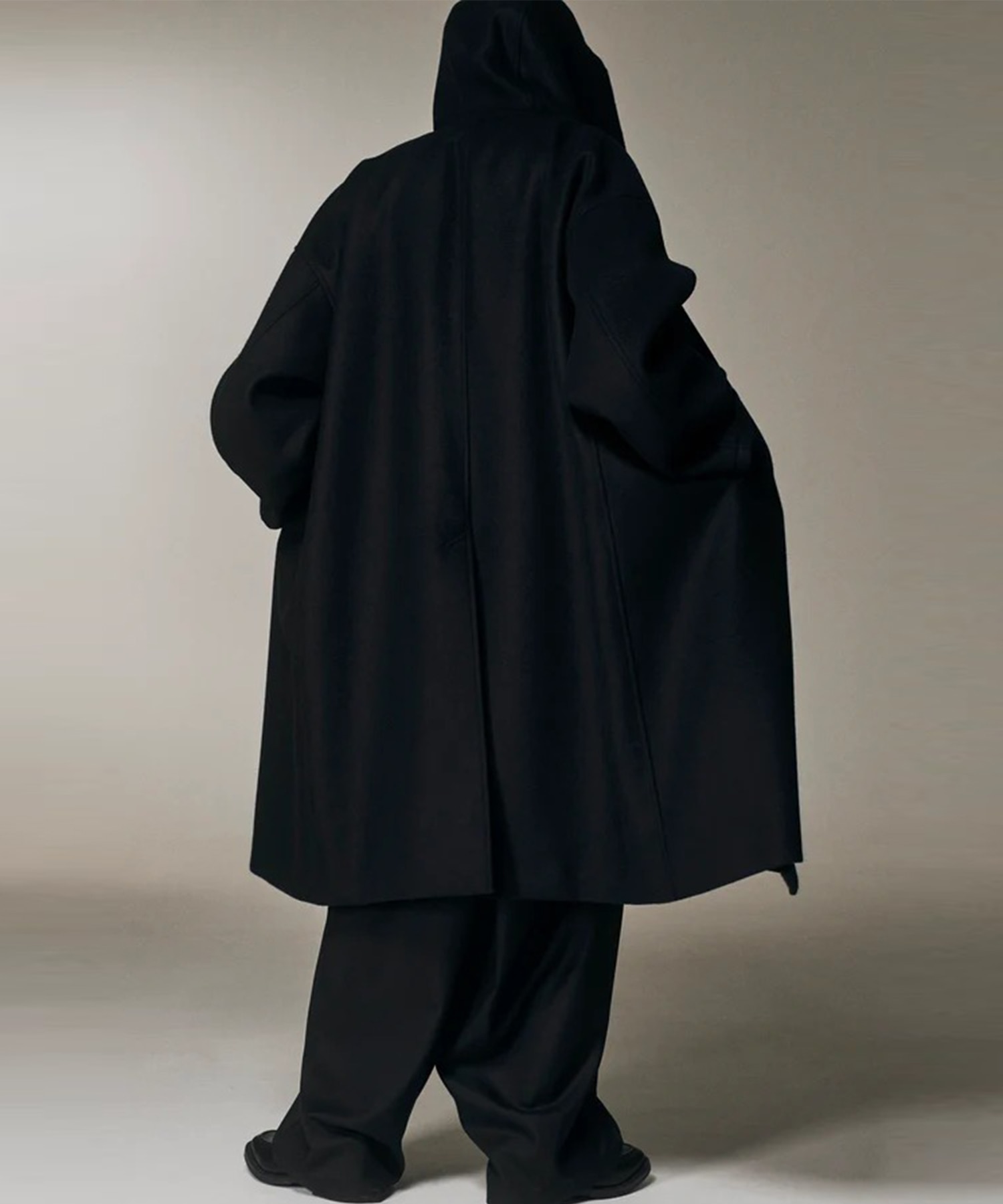 Wool Melton Double Breasted Jedi Coat COOTIE PRODUCTIONS