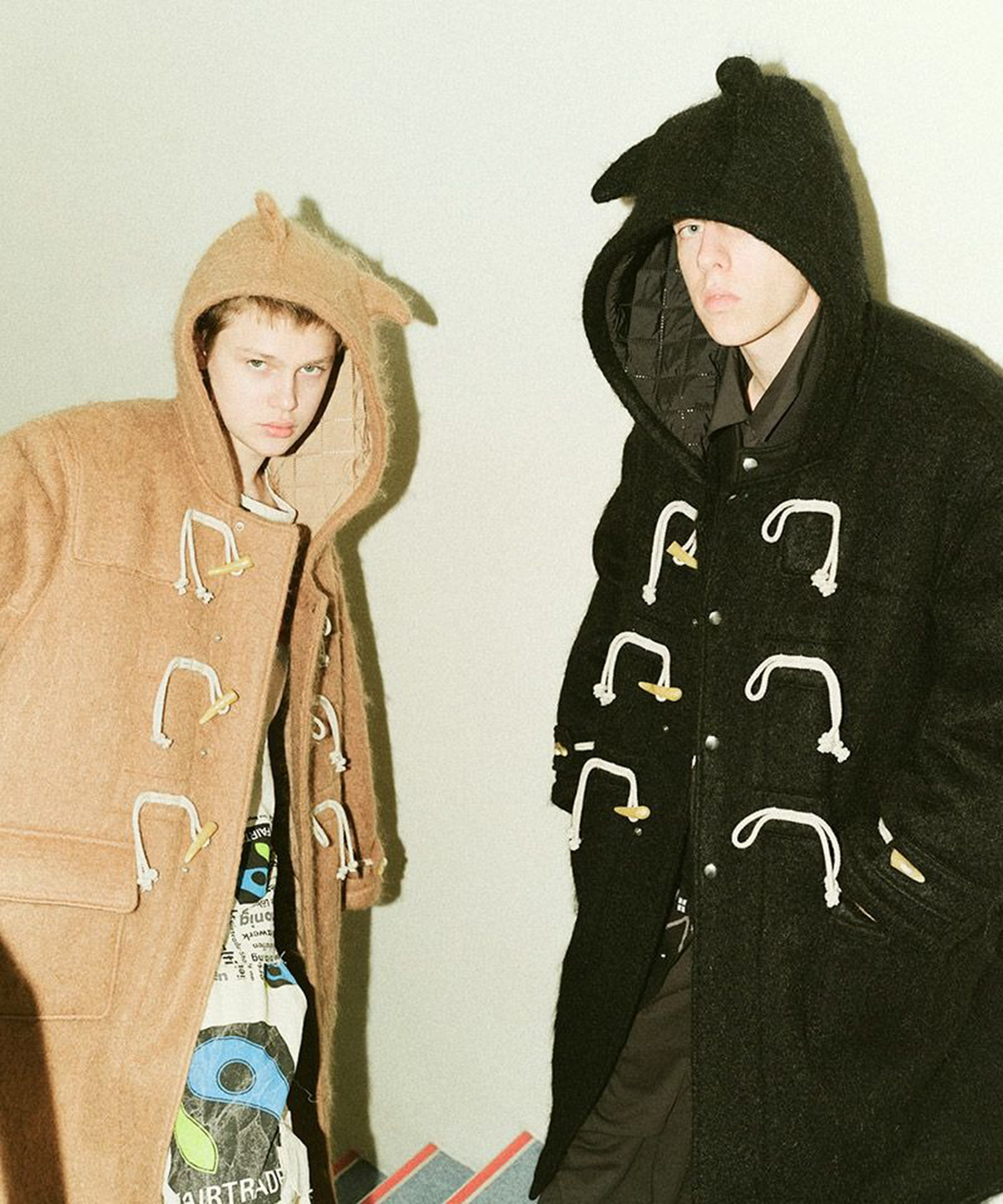 DEVILS EAR HOODIE SHAGGY DUFFLECOAT DISCOVERED