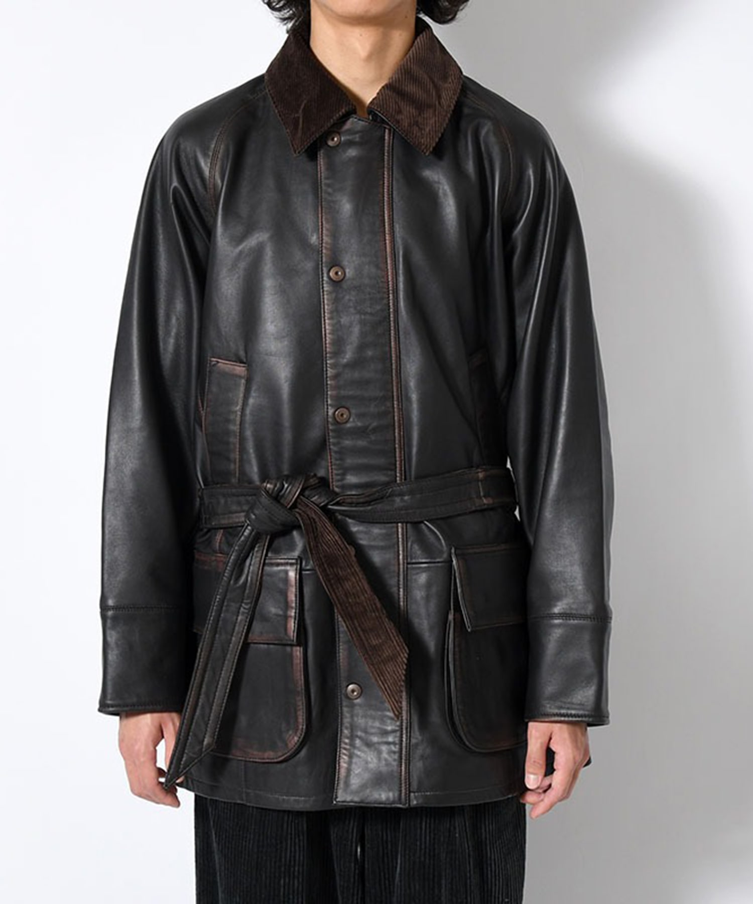 HORSE RIDING JACKET- India Lamb Leather saby