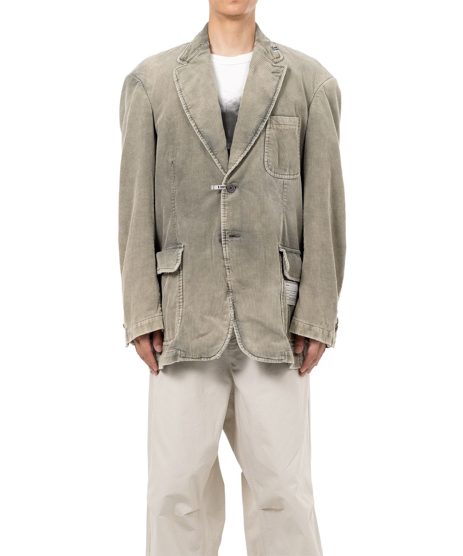 DISTRESSED CORDUROY BLAZER Maison MIHARA YASUHIRO