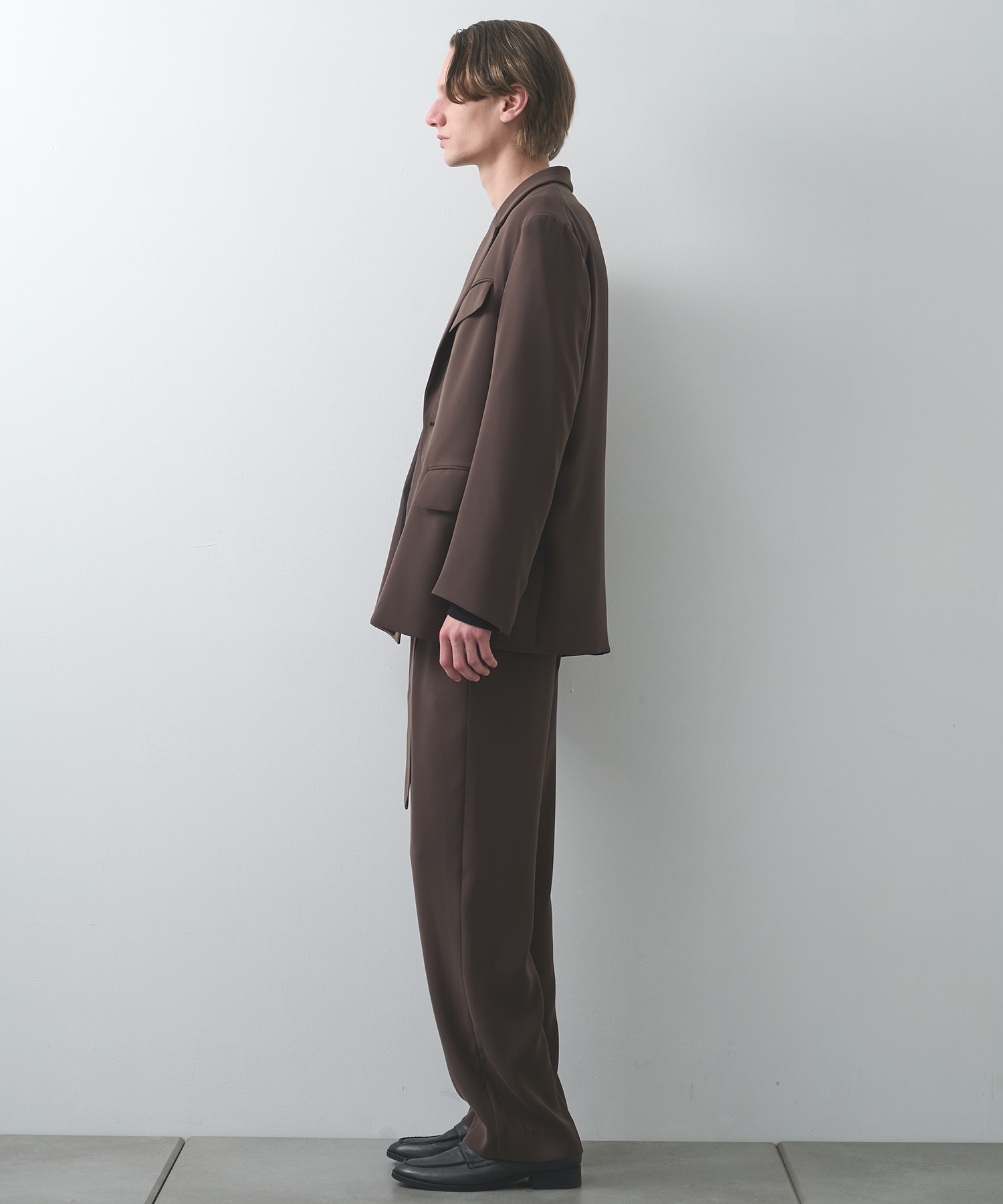 Double Cloth Twill Zip Pocket Tailored Jacket CULLNI