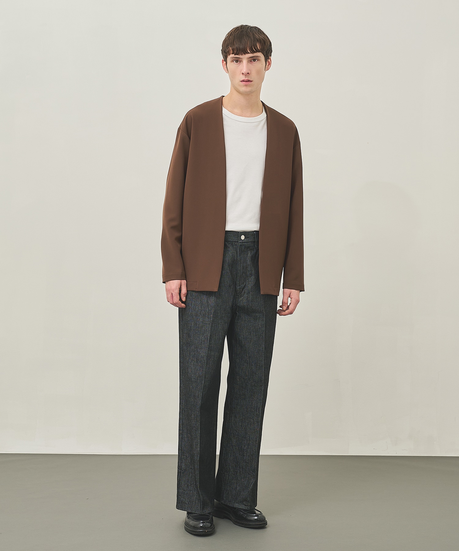 ドリームジャージーノーカラージャケット STUDIOUS