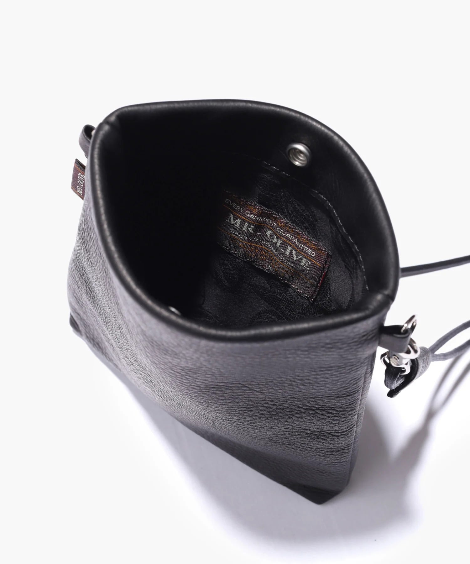 IMPERMA-LEATHER /TINY SACOCHE MR.OLIVE