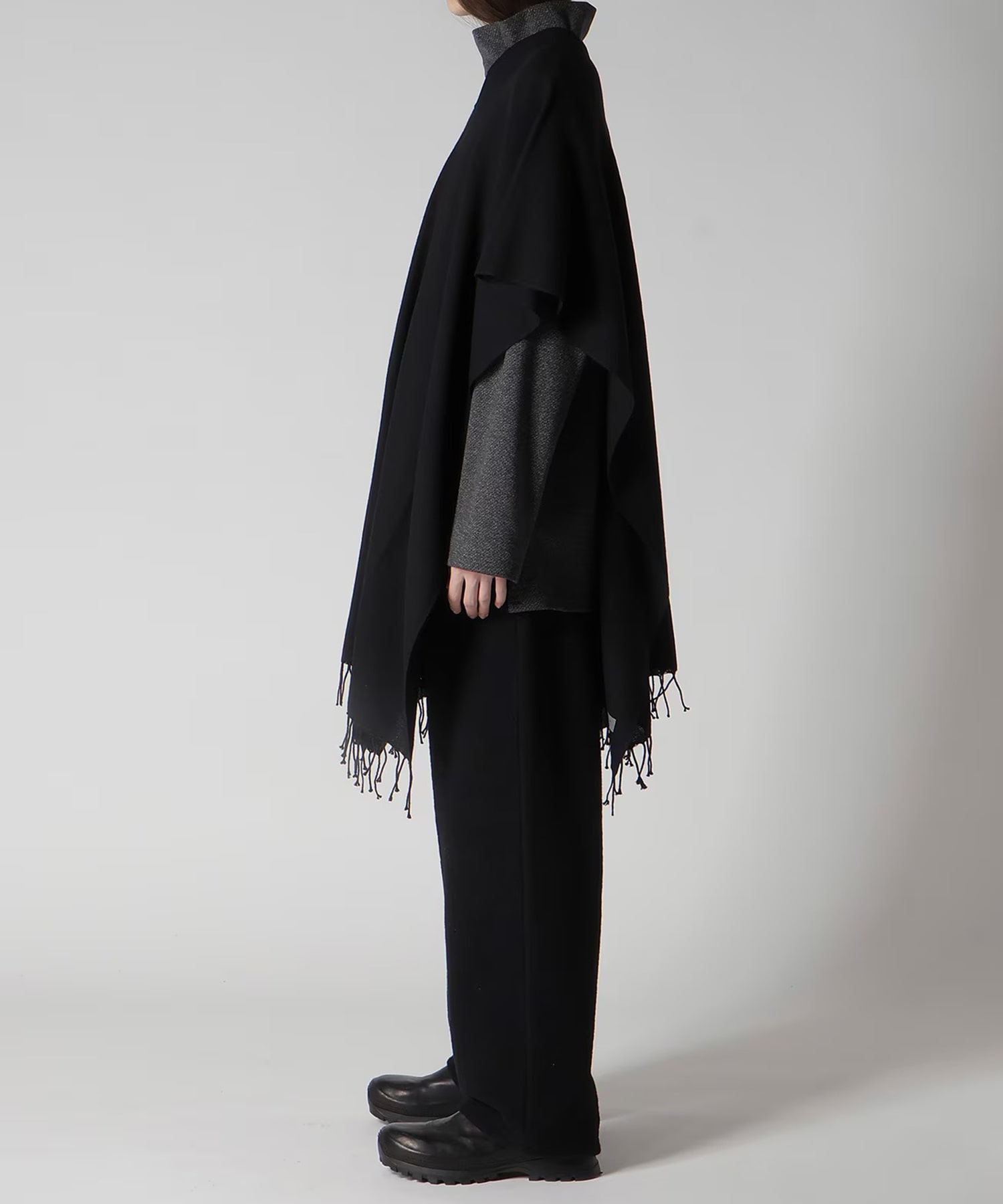 2ウェイポンチョマフラー Yohji Yamamoto