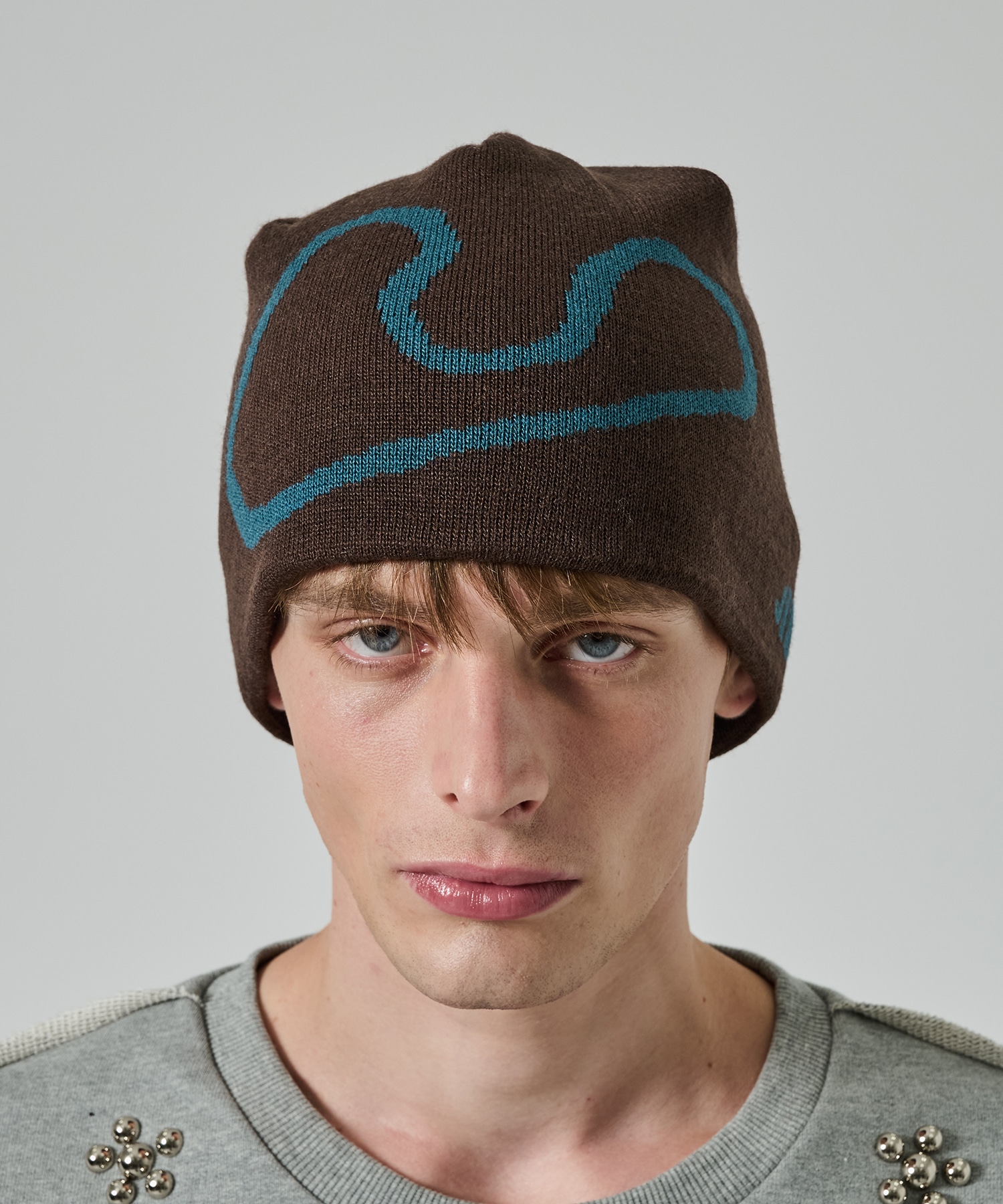J LOGO KNIT CAP JieDa
