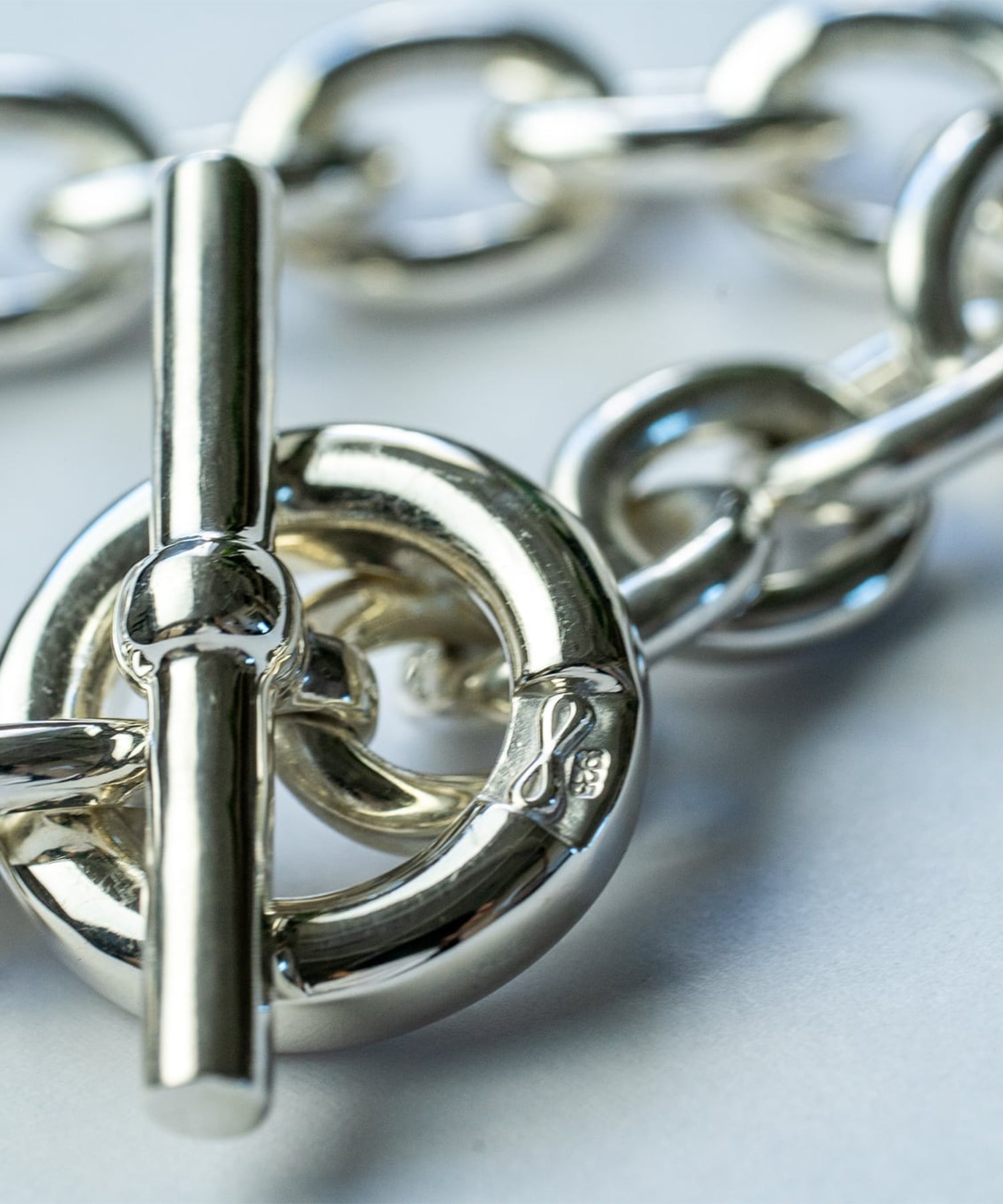 BN-035 Hook connect bracelet　(Large) WAKAN SILVER SMITH