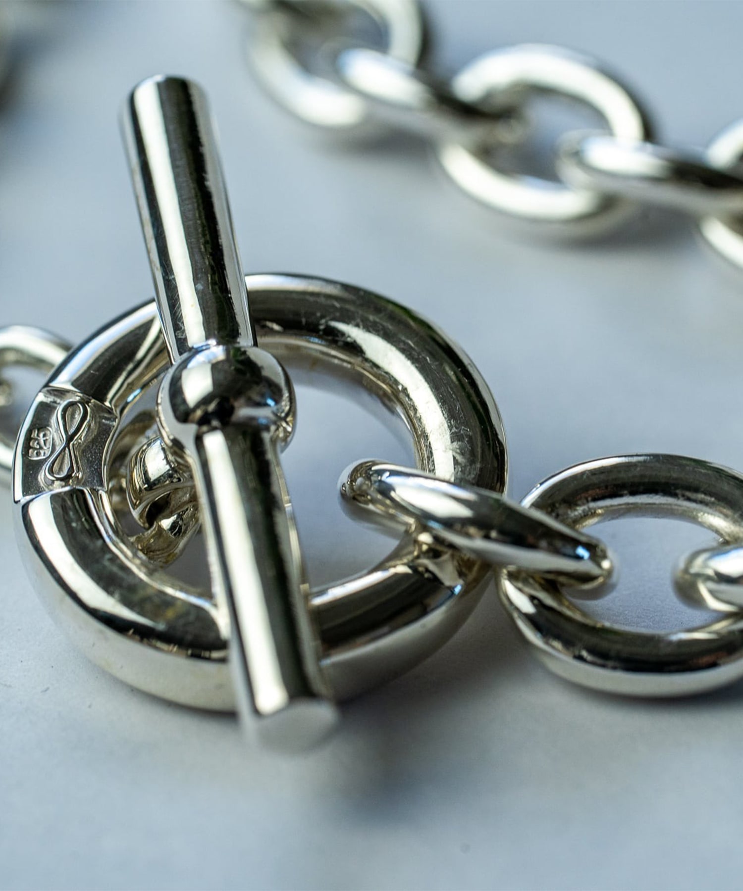 BN-036 Hook connect　gradually (徐々に太く)　Bracelet WAKAN SILVER SMITH