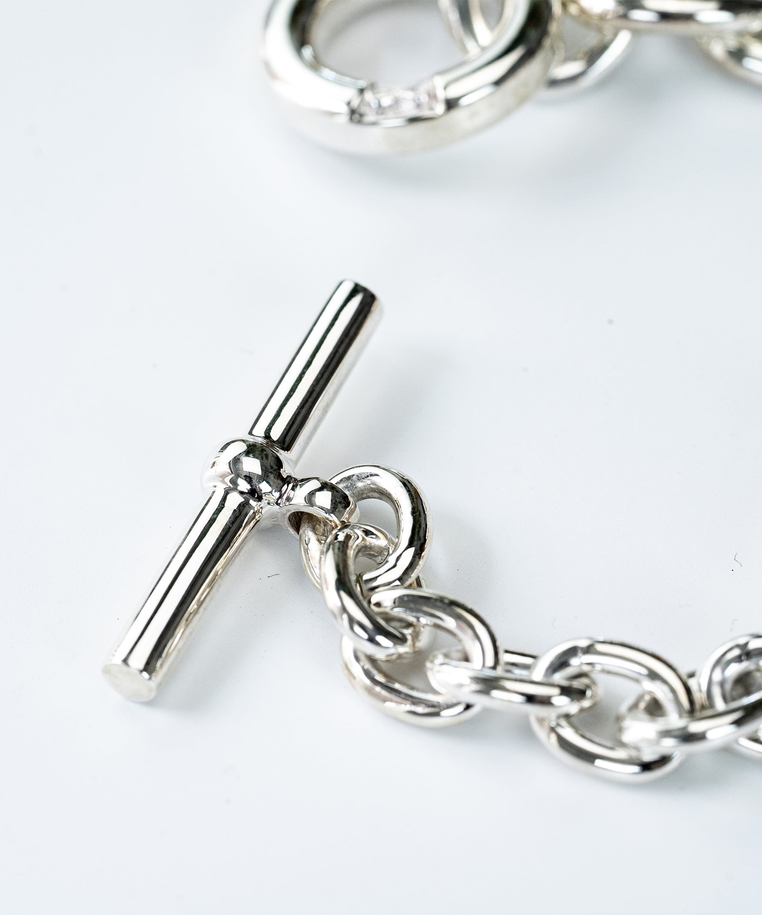 BN-054 Hook connect bracelet gradually (XLARGE) WAKAN SILVER SMITH