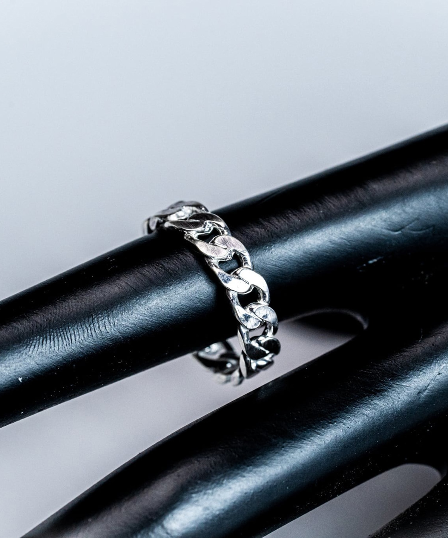 R-048 Gourmette(グルメット) Chain ring S WAKAN SILVER SMITH
