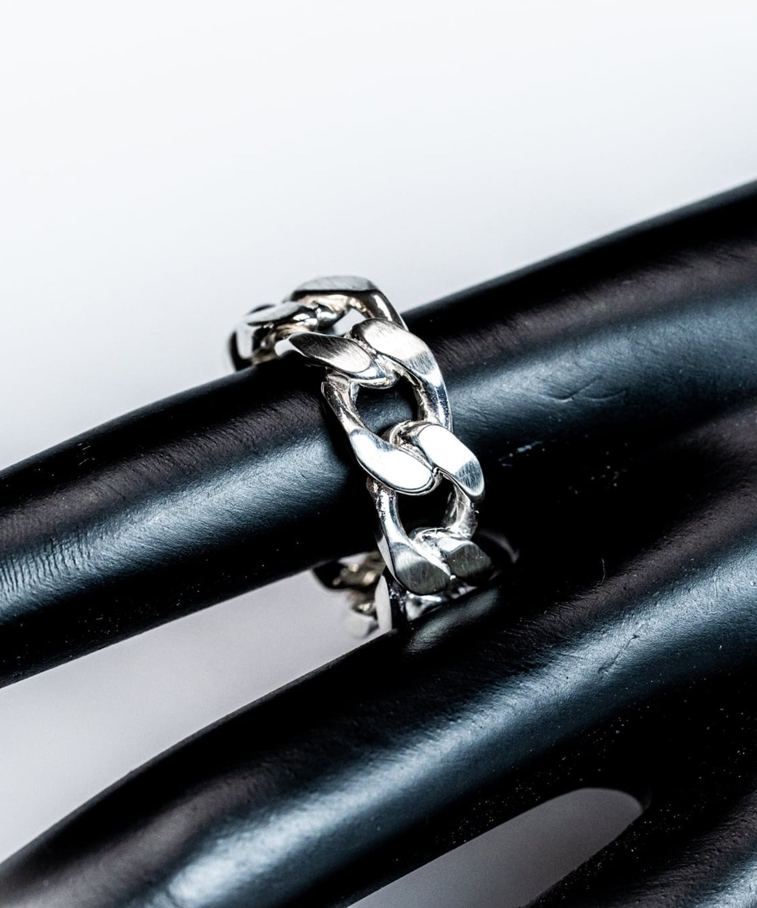R-050 Gourmette(グルメット) Chain ring L WAKAN SILVER SMITH