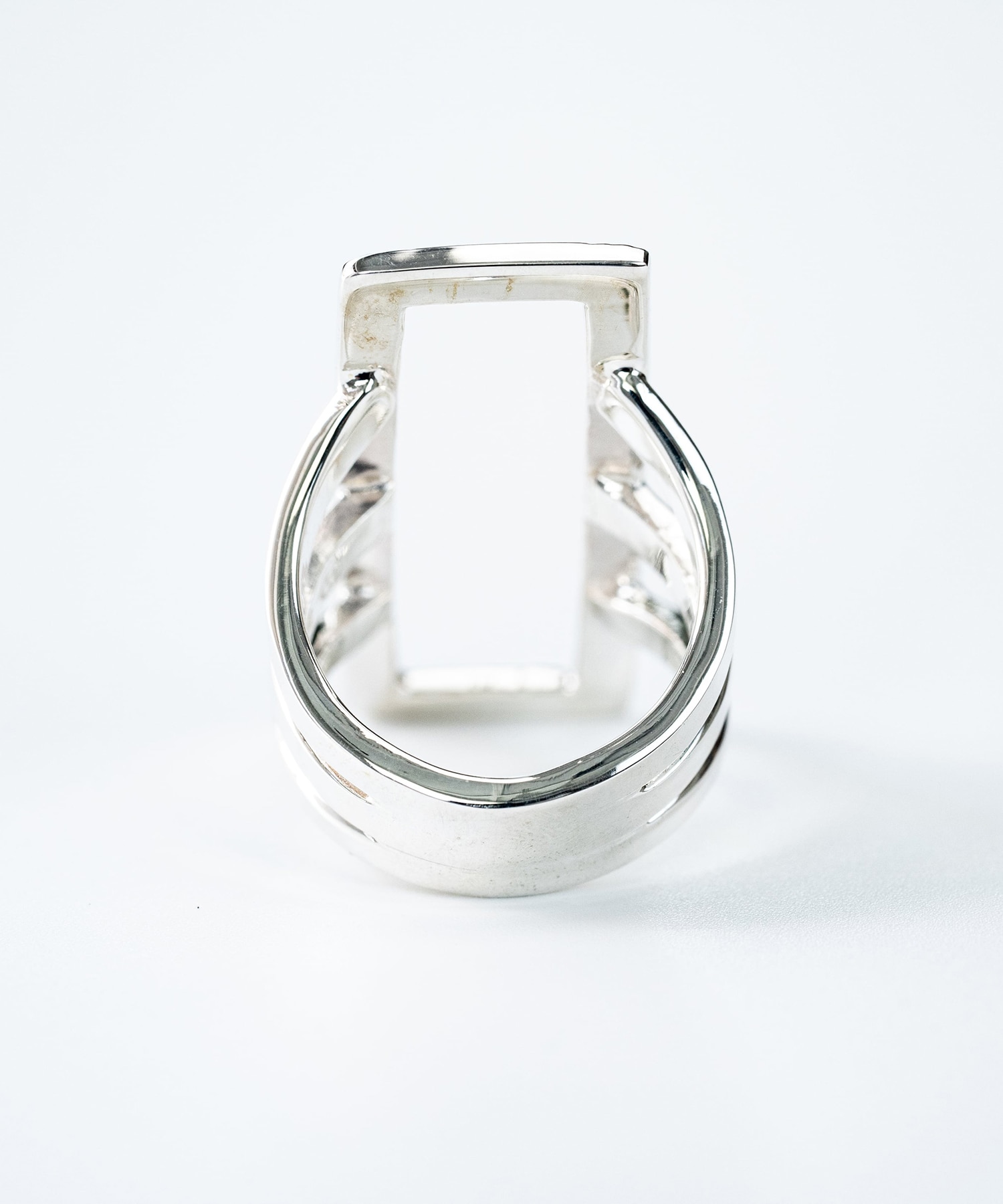 R-055 See through square ring WAKAN SILVER SMITH