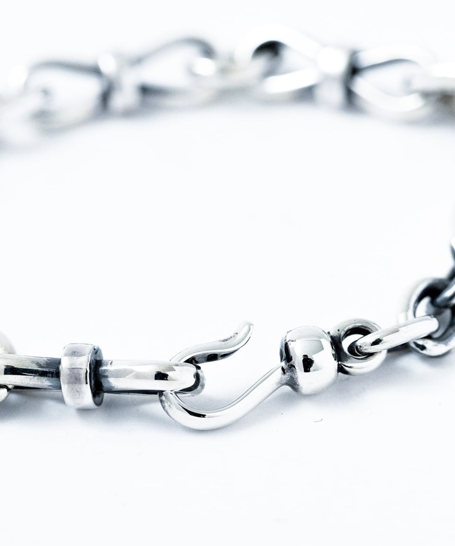 BN-065 ALL mebiusu hook bracelet WAKAN SILVER SMITH