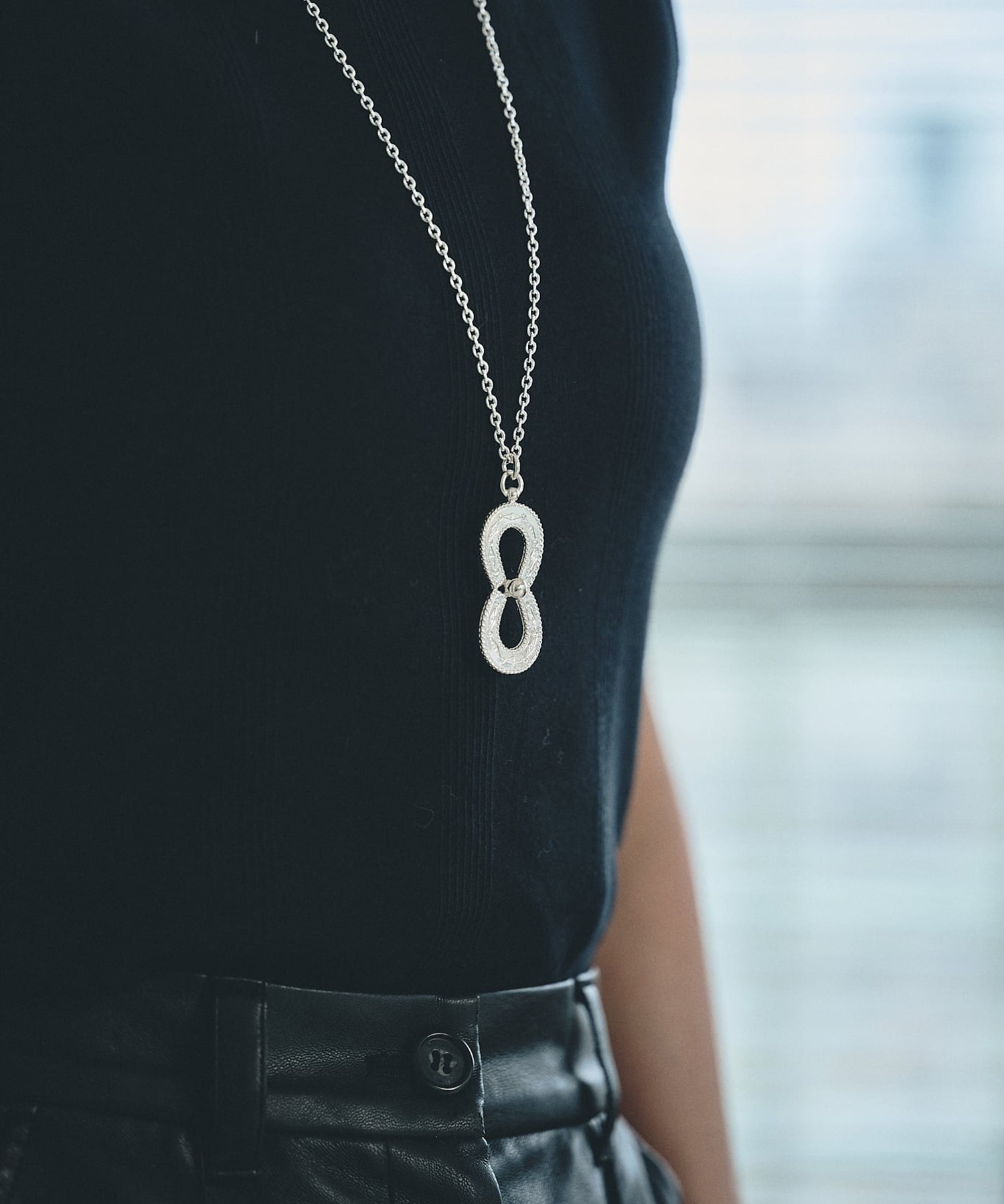 C-046 Spirit Horseshoe necklace (double) (70cm) WAKAN SILVER SMITH