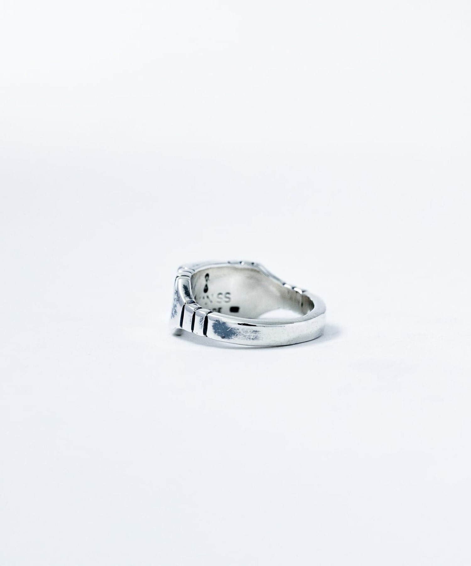 R-069 Brick ring【Signet】 WAKAN SILVER SMITH