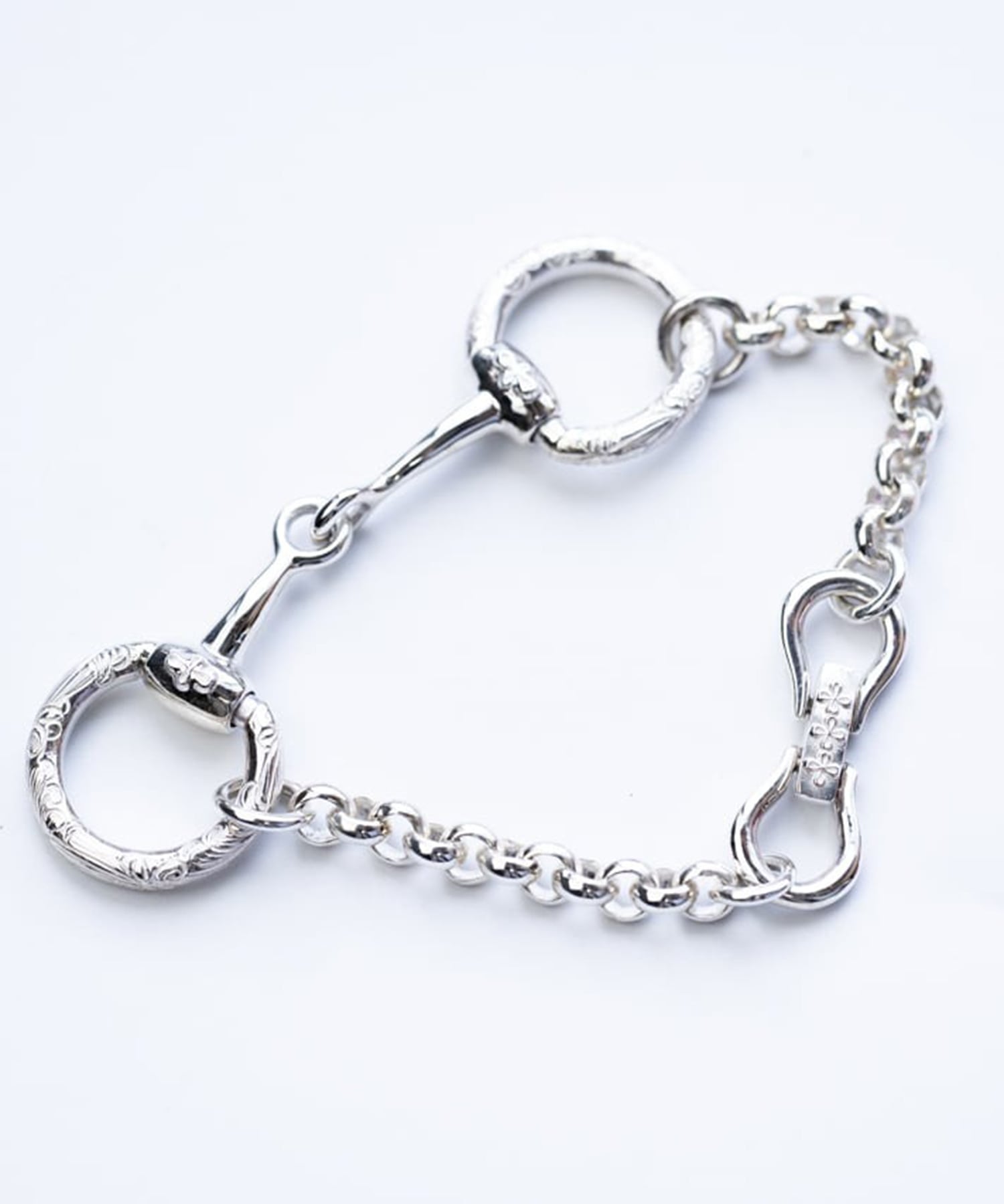 BN-081 Horse bit bracelet (M) WAKAN SILVER SMITH