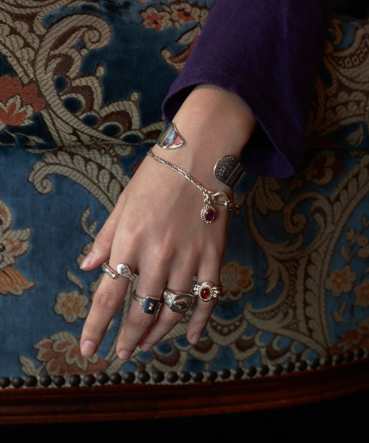 P-094 K10 サファイヤ WAKAN SILVER SMITH