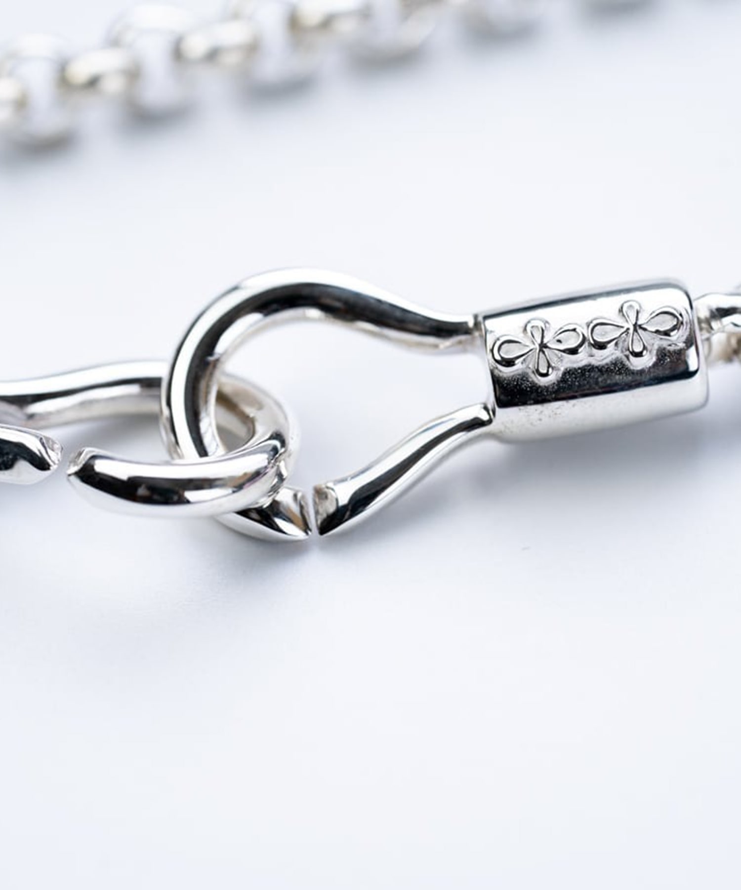 BN-084 Horse shoe bracelet (L) roll chain WAKAN SILVER SMITH