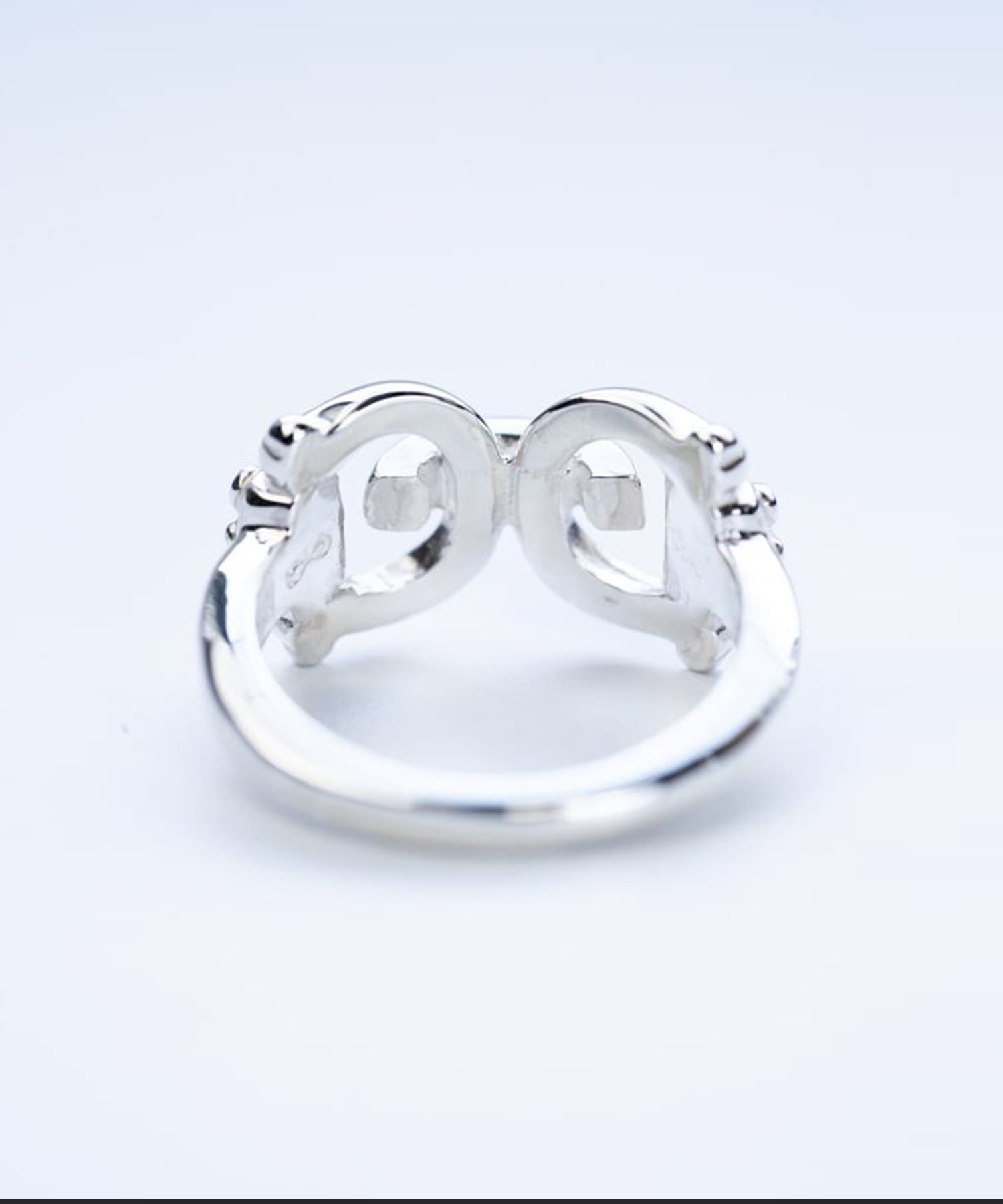 R-086 Horse bit ring WAKAN SILVER SMITH