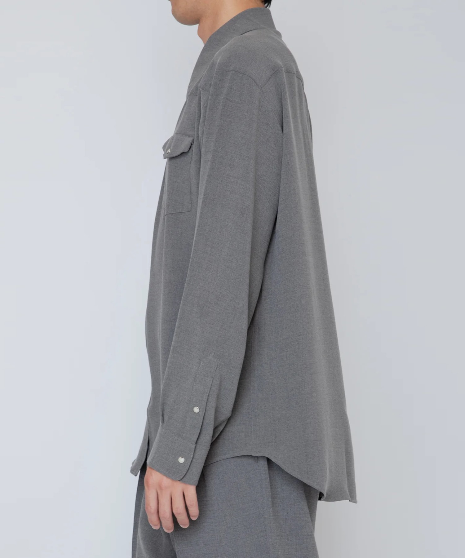 MELANGE TWILL WESTERN SHIRT RAINMAKER