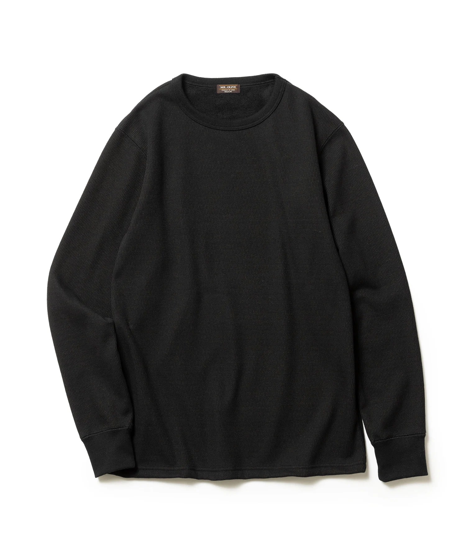 HEAT THERMAL /INNER CREW NECK SHIRT MR.OLIVE