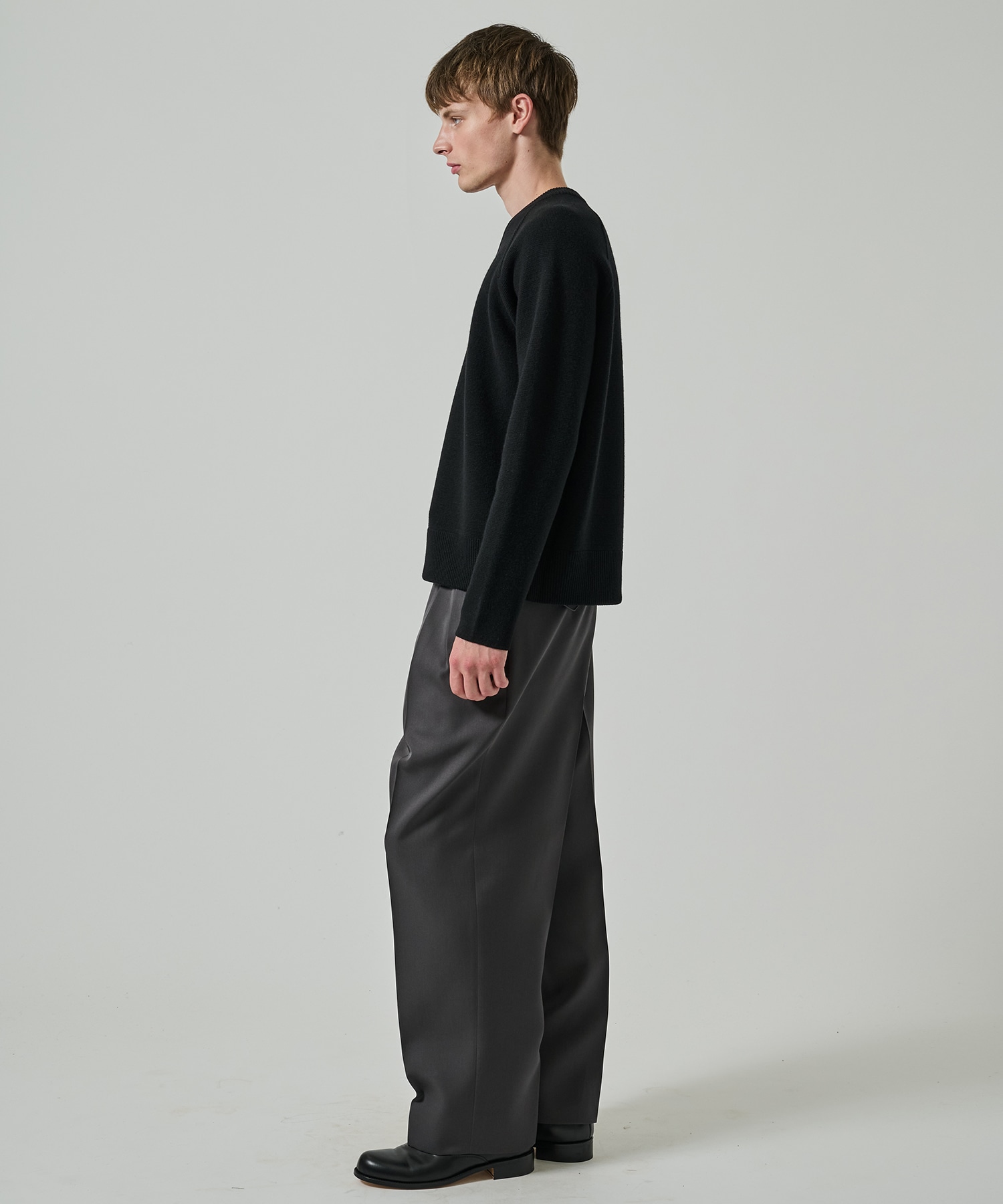 RERACS RAGLAN V NECK PULLOVER KNIT THE RERACS