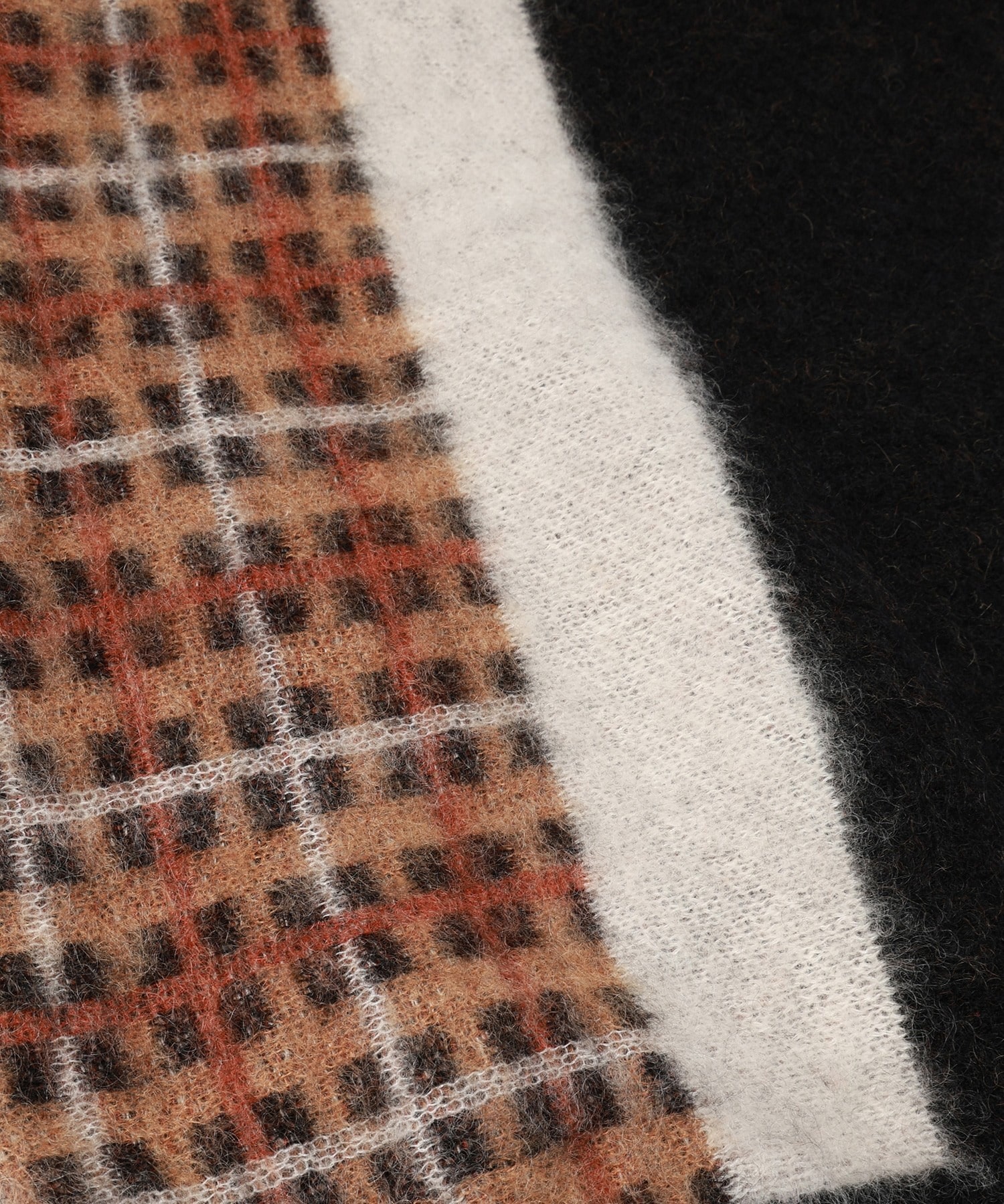 CULLNI for DAKS LONDON Asymmetrical Mohair Shaggy Pullover Knit CULLNI