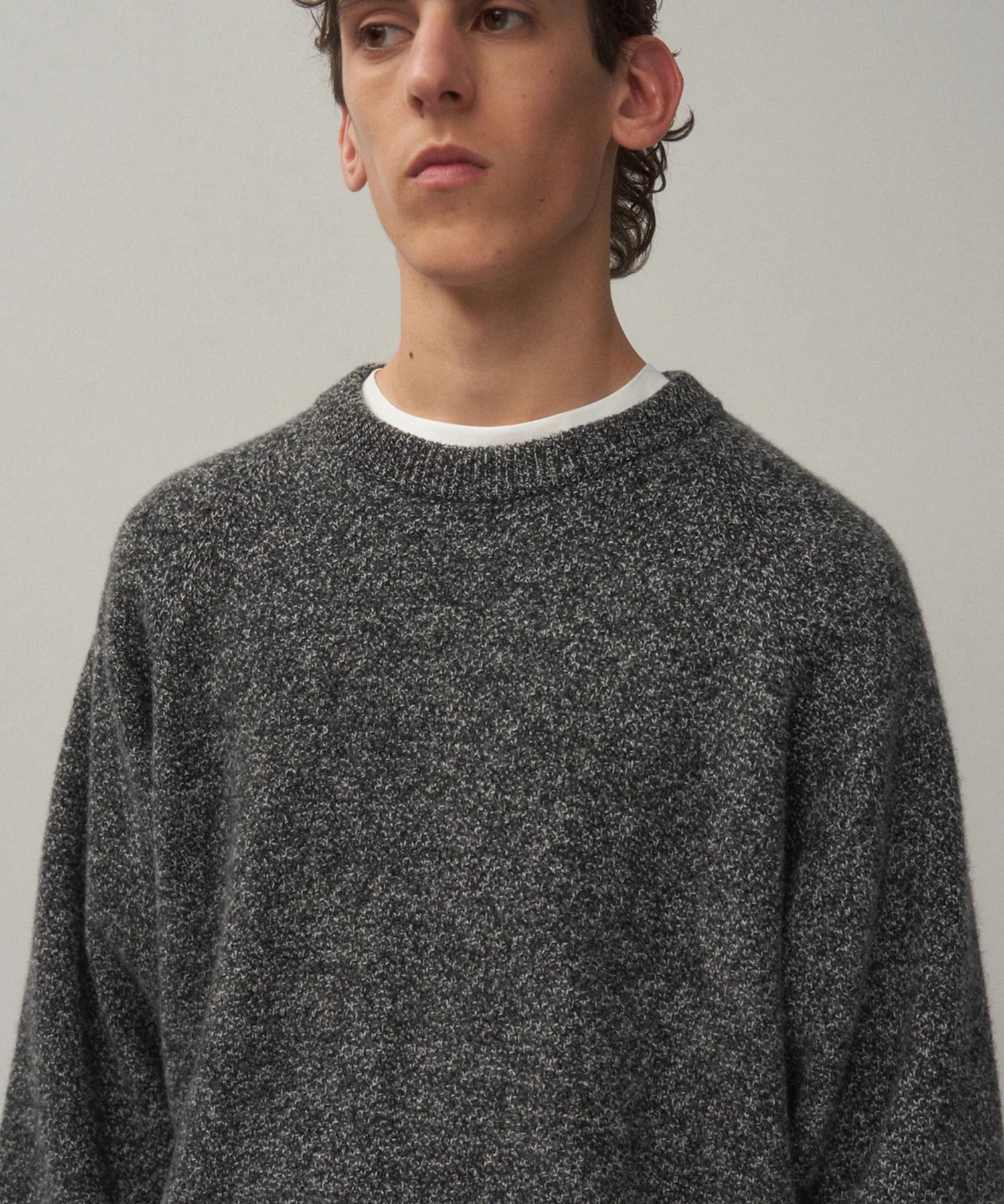 LAMBS WOOL CREWNECK SWEATER ATON