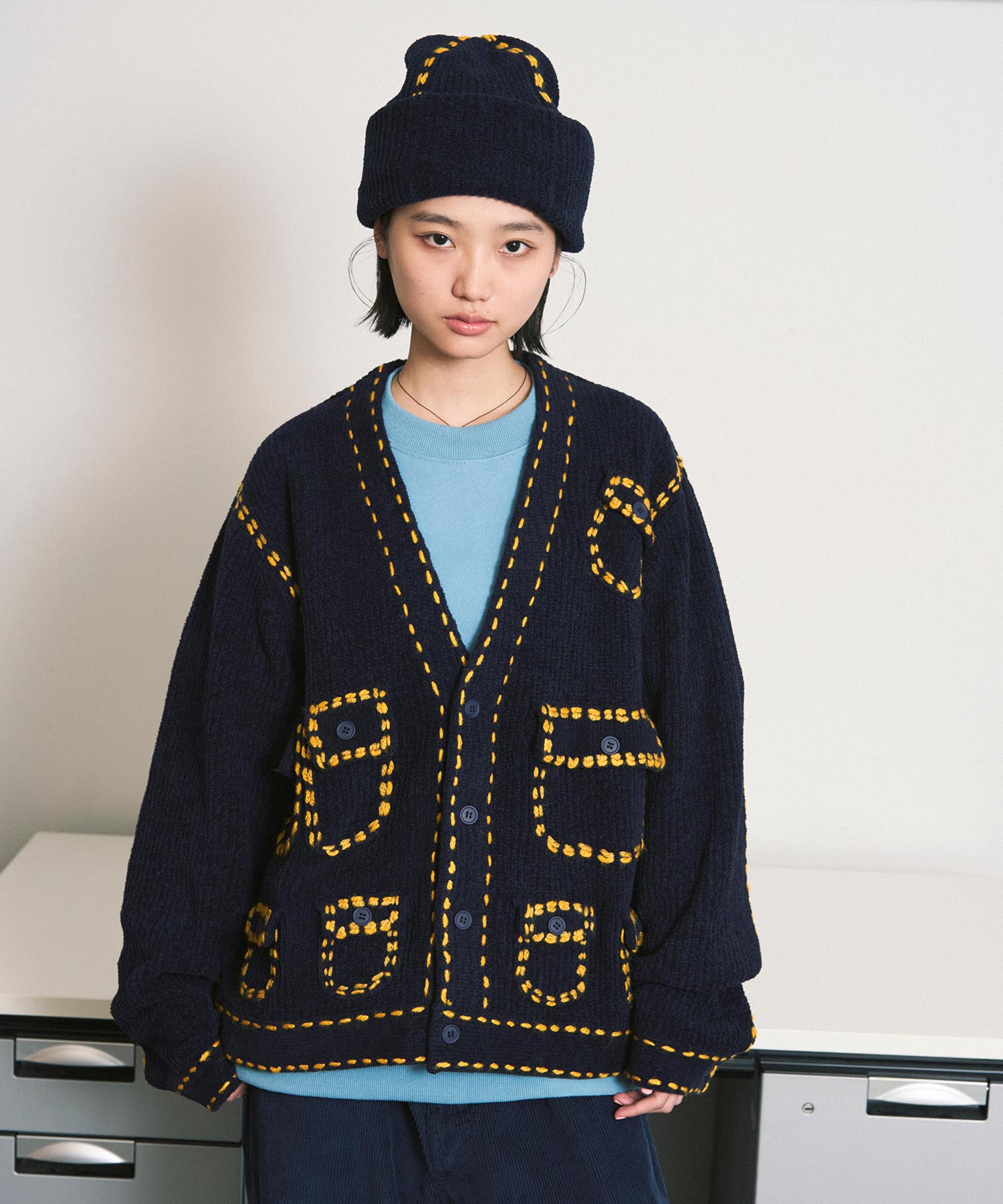 PG1 POCKET CARDIGAN PHINGERIN