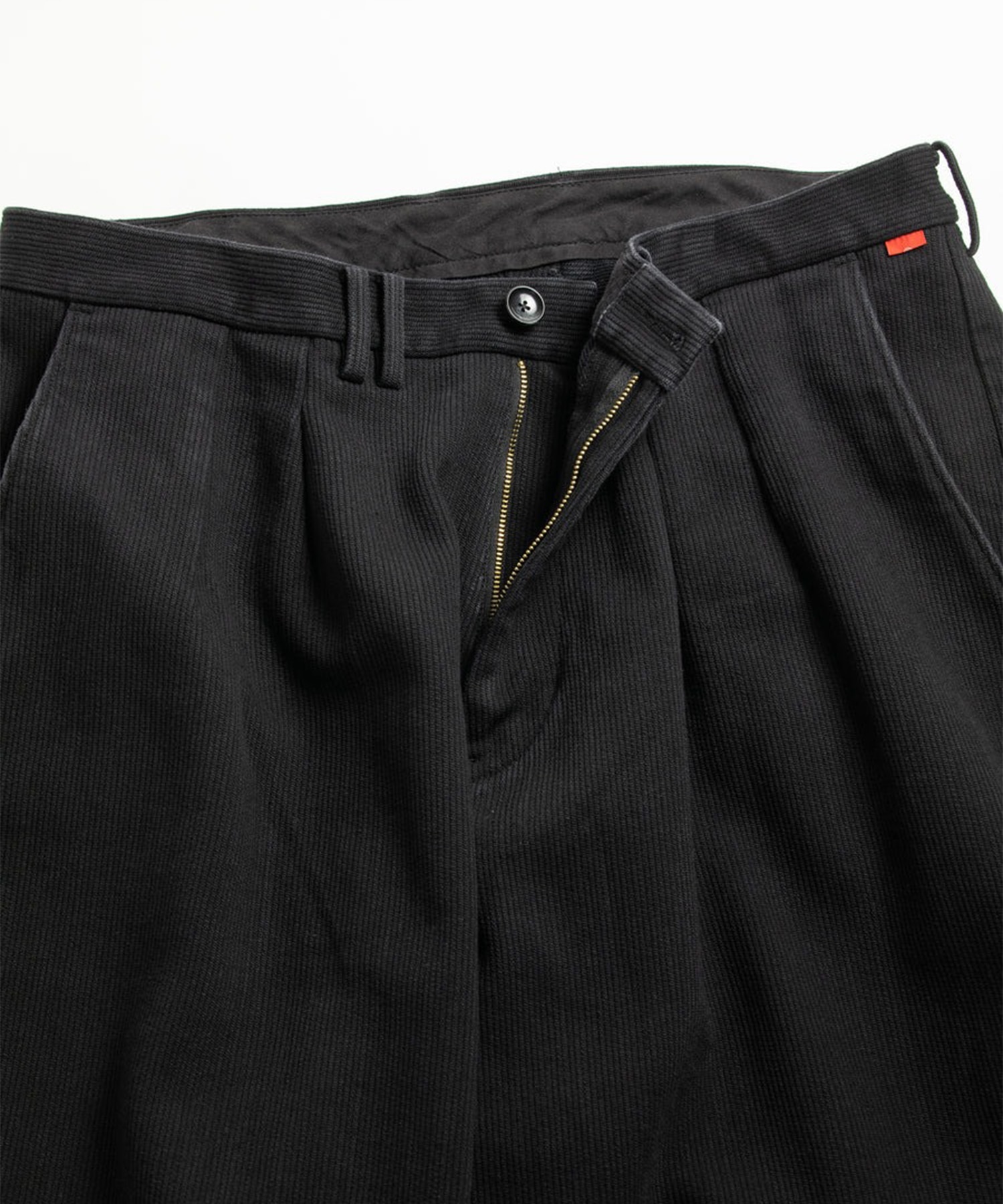 HEAVY PIQUE 2 TUCK WIDE TROUSERS ANACHRONORM