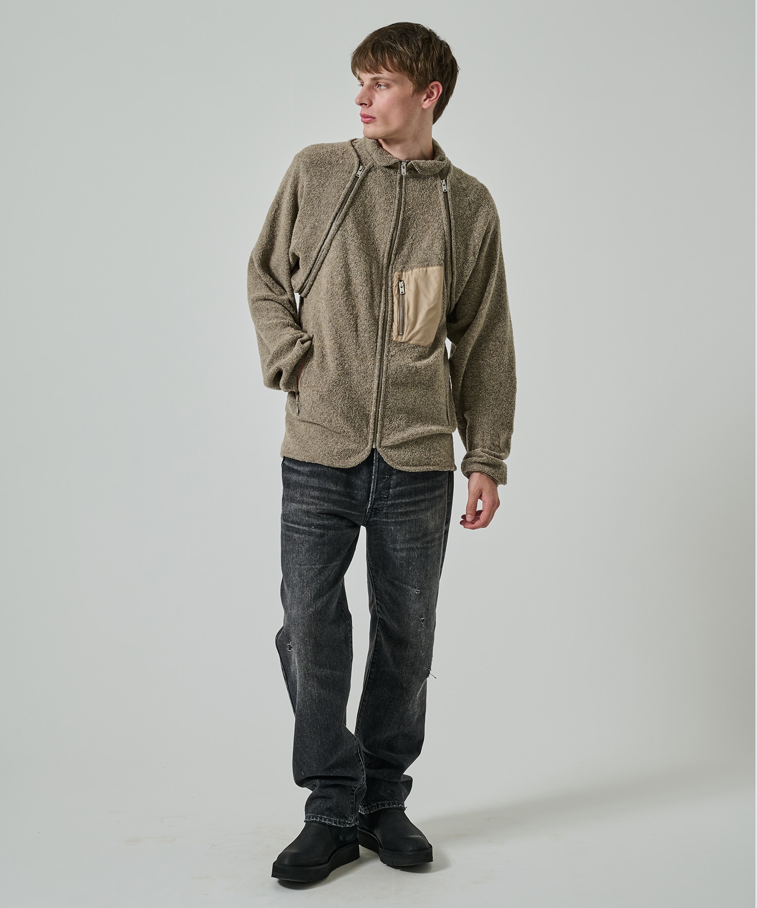 BOA ZIP JACKET SUGARHILL