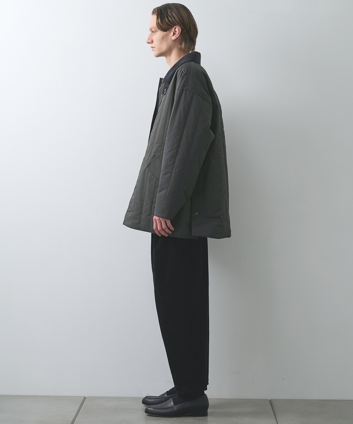 Quilted half coat STILL BY HAND