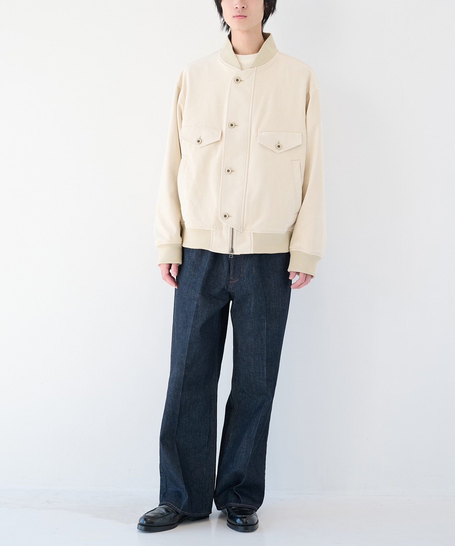 別注 4 Pockets Zip-up Rib Blouson UJOH HOMME