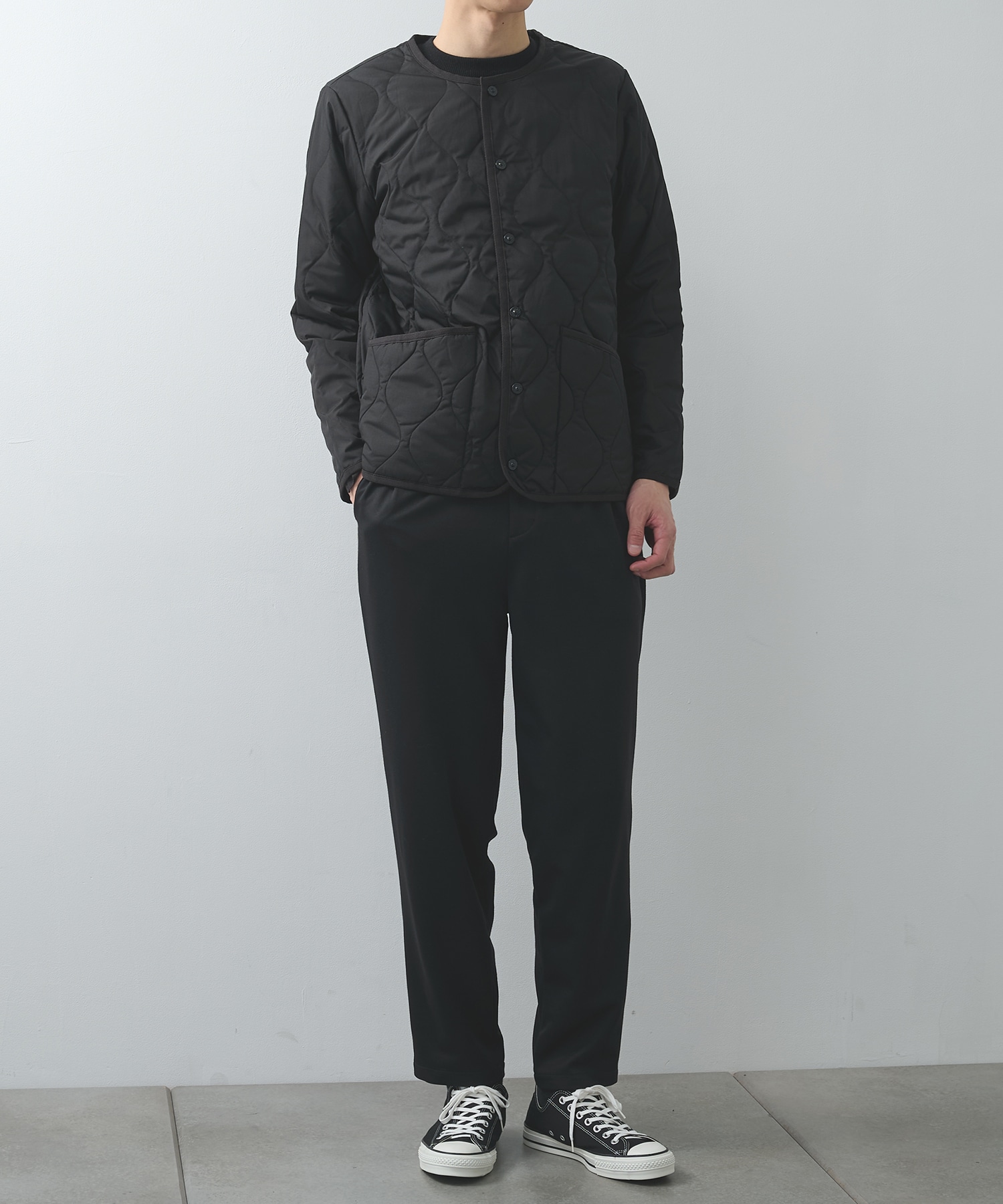 MILITARY CREW NECK DOWN JKT TAION