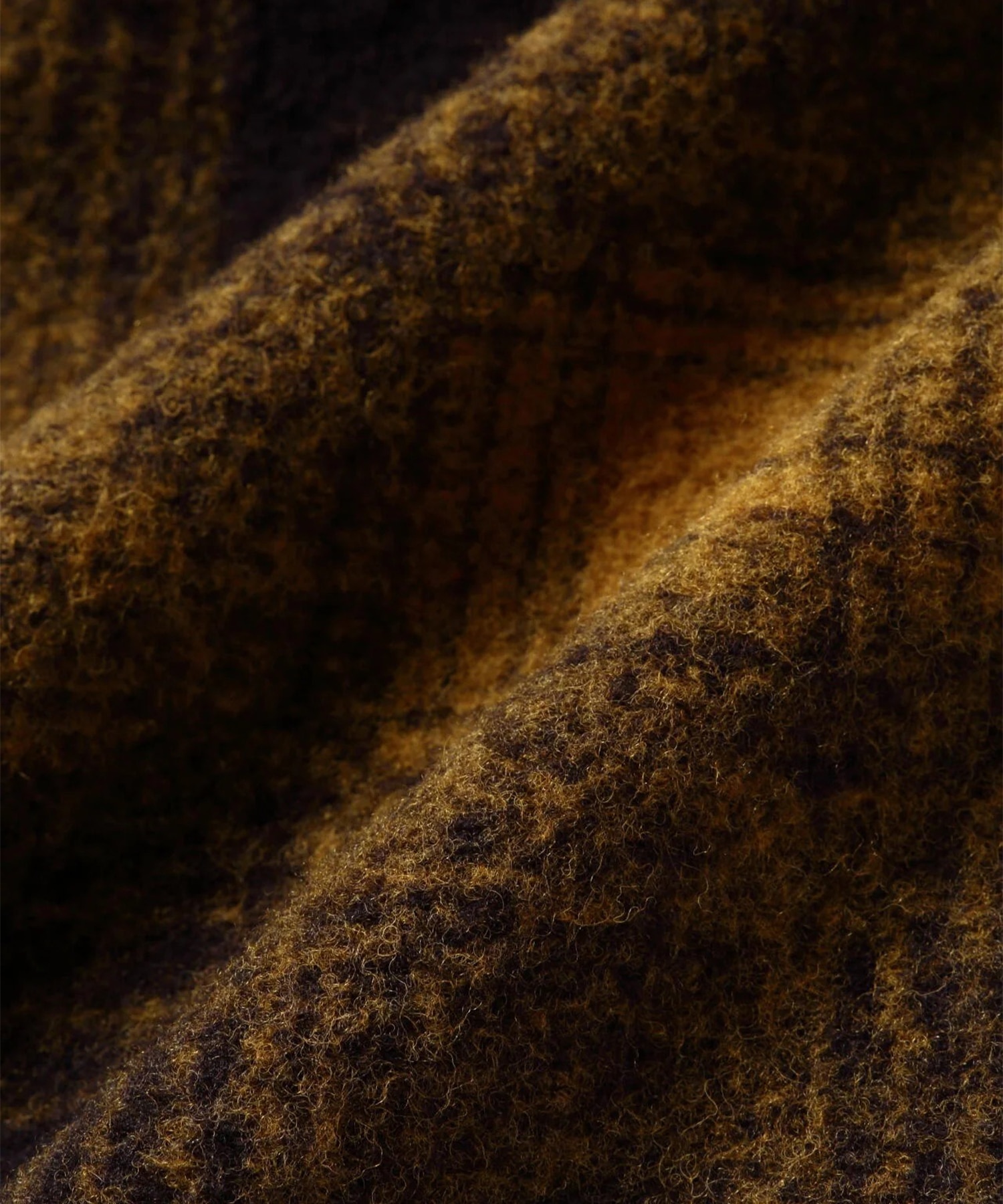 wool shaggy jacket long and wander