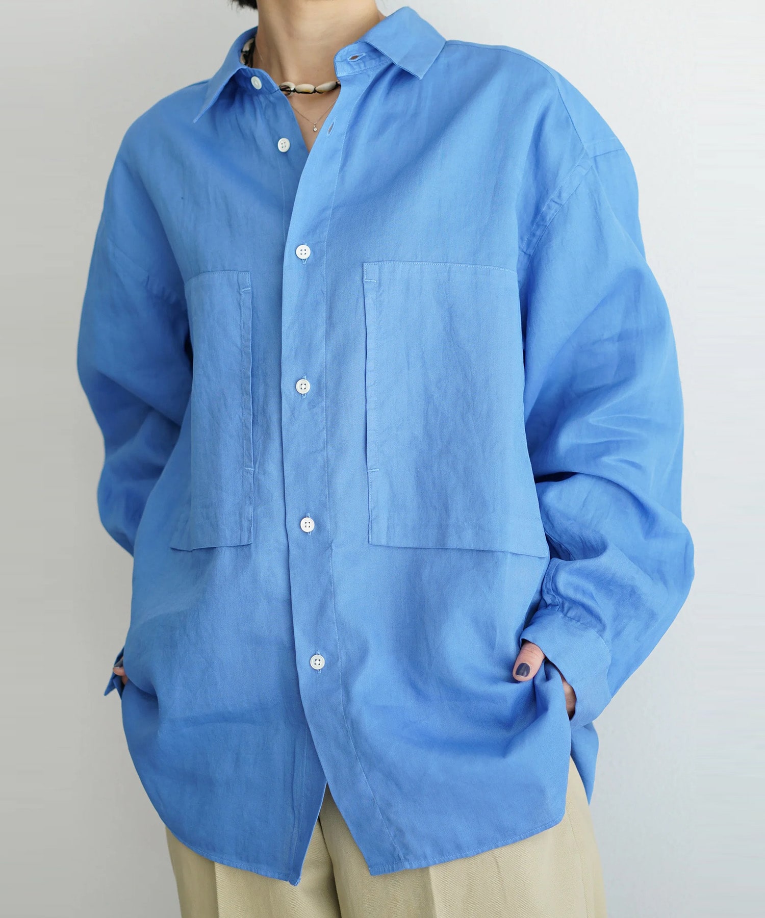 Garment-dye over shirt PHINGERIN