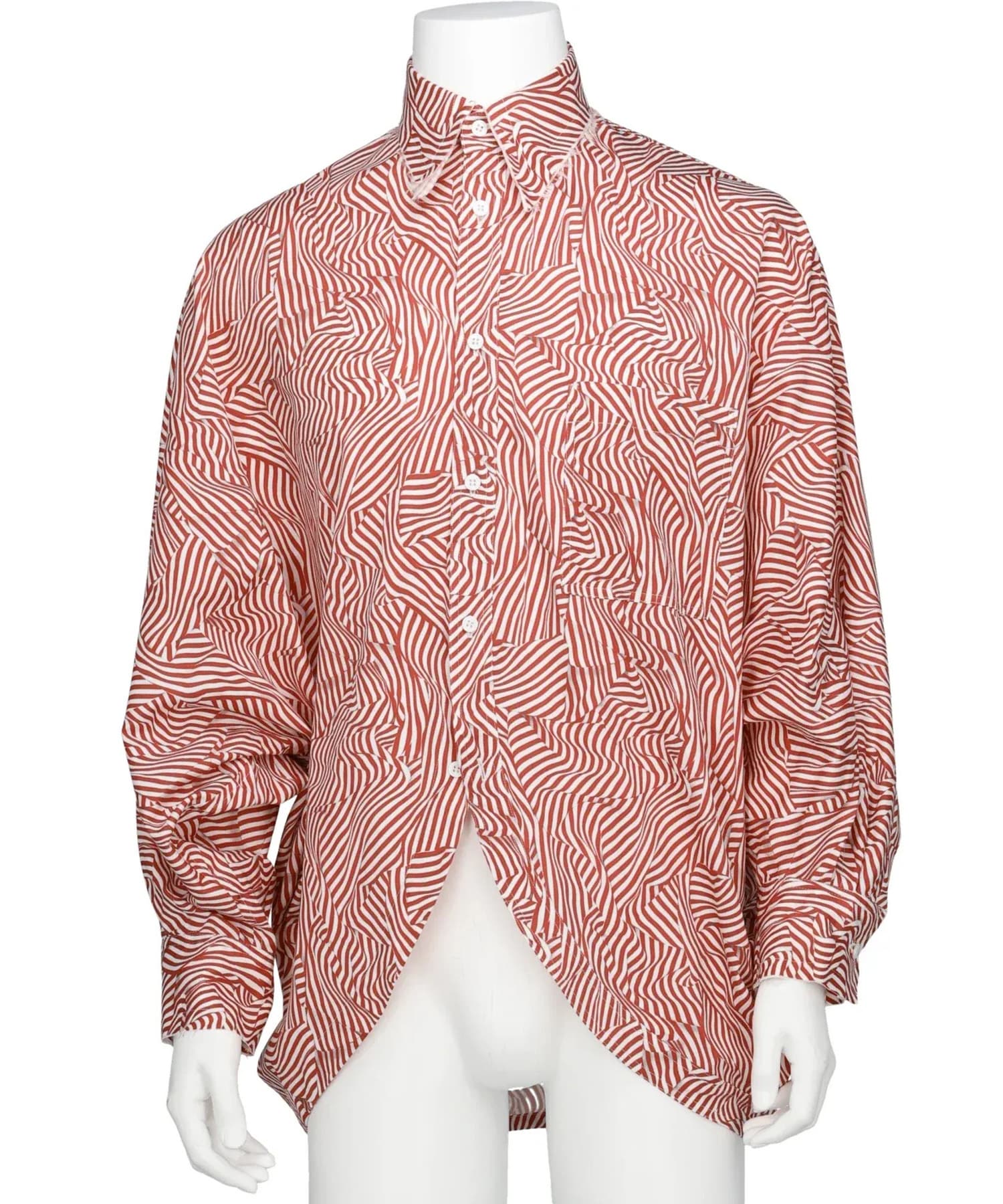 クレイジーストライプドルマンシャツ sulvam