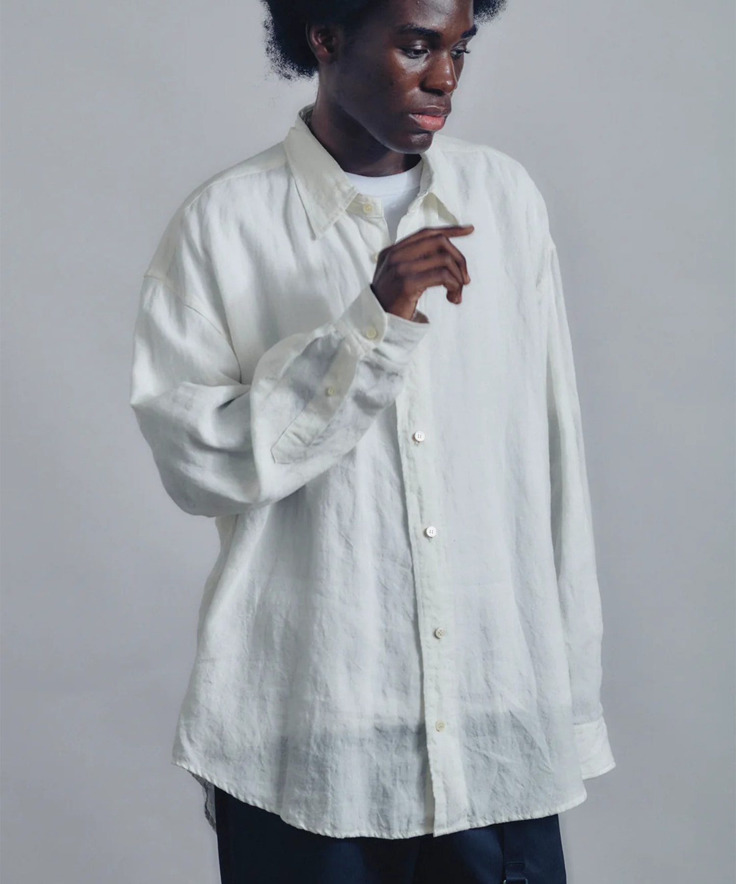 Linen Long-Sleeve Shirt is-ness