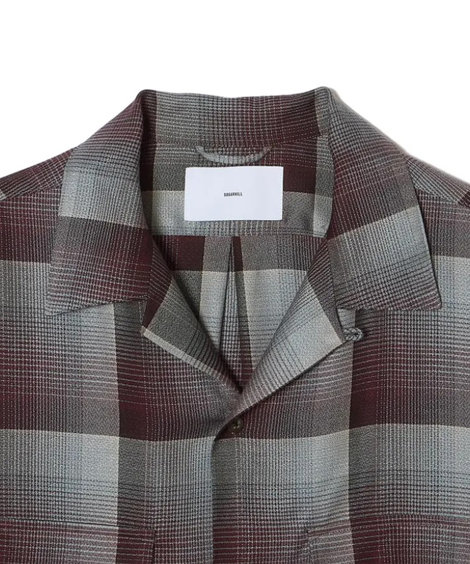 OMBRE OPEN COLLAR SHIRT SUGARHILL