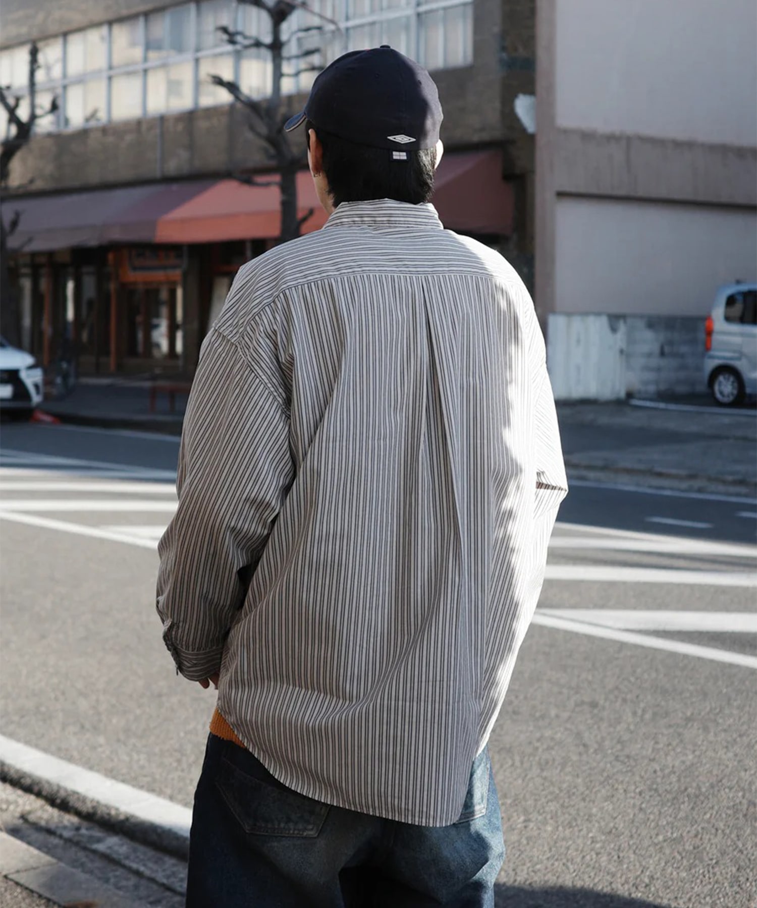 HAND-SPRAYED STRIPE SHIRTS ANACHRONORM