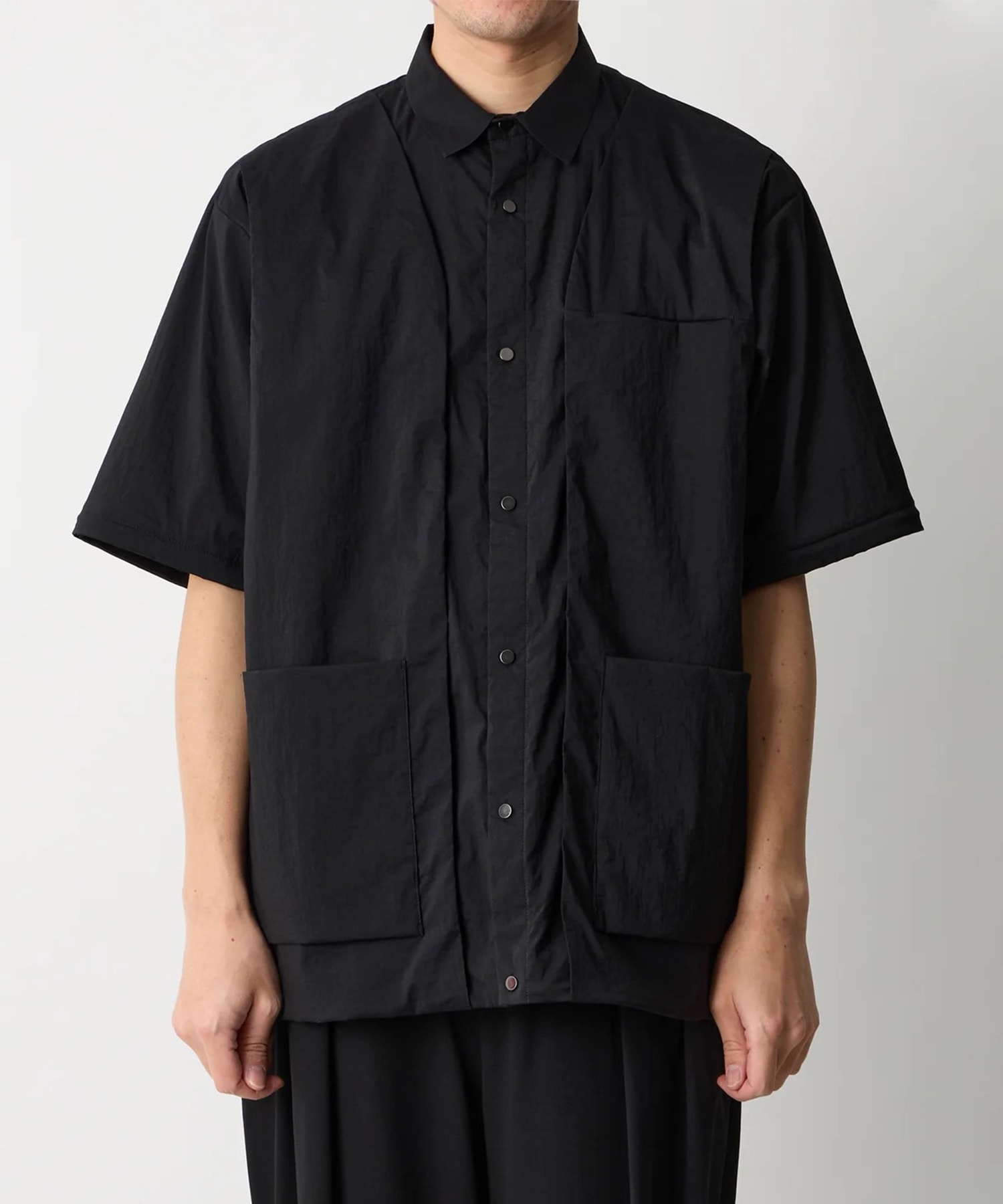 ZIP OFF LAYERED SHIRT White Mountaineering