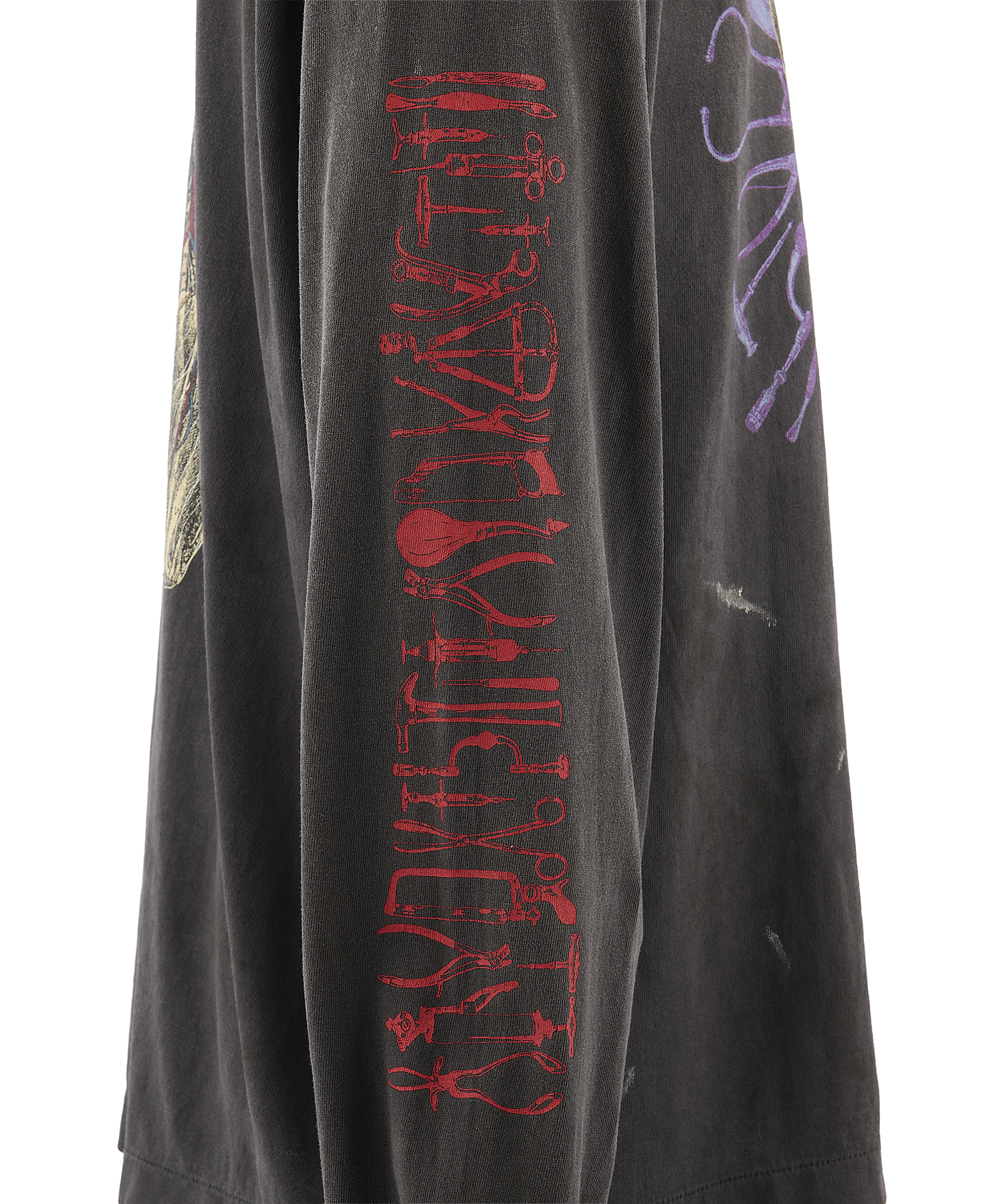 SM-MK8-0000-026/LS T-SHIRT/HEAD/BLACK SAINT M××××××