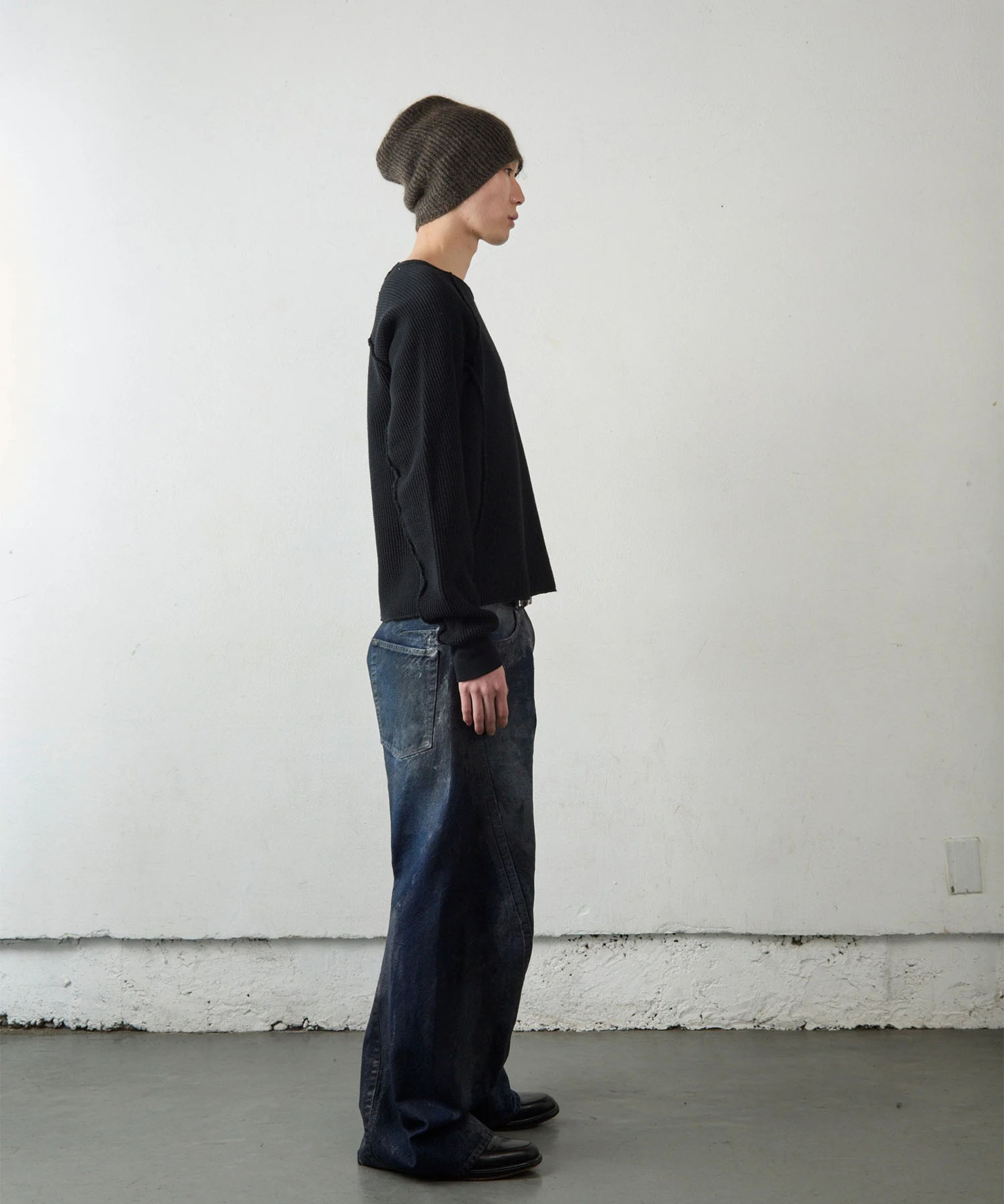 WAFFLE THERMAL LONG SLEEVE T-SHIRT NVRFRGT