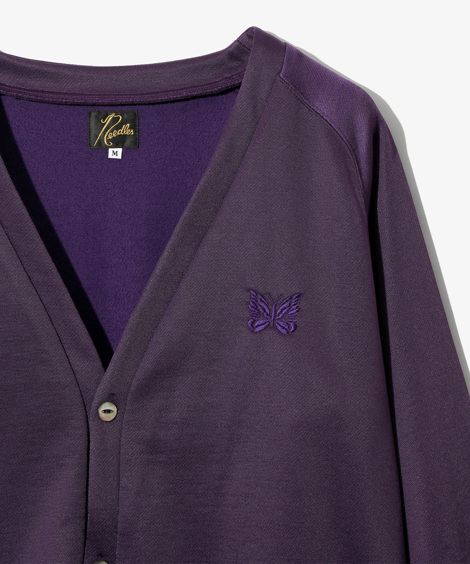 V-Neck Cardigan - Bright Jersey NEEDLES