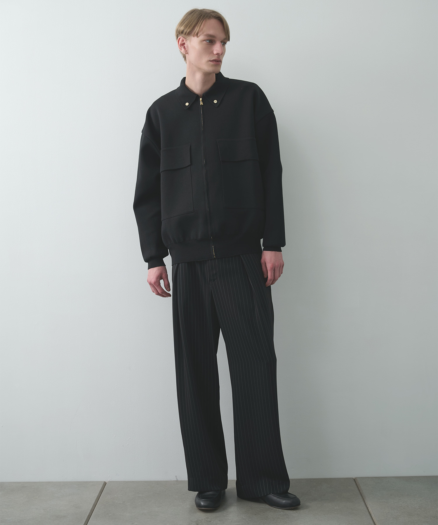 別注 BIG POCKET ZIP UP KNIT JACKET CULLNI