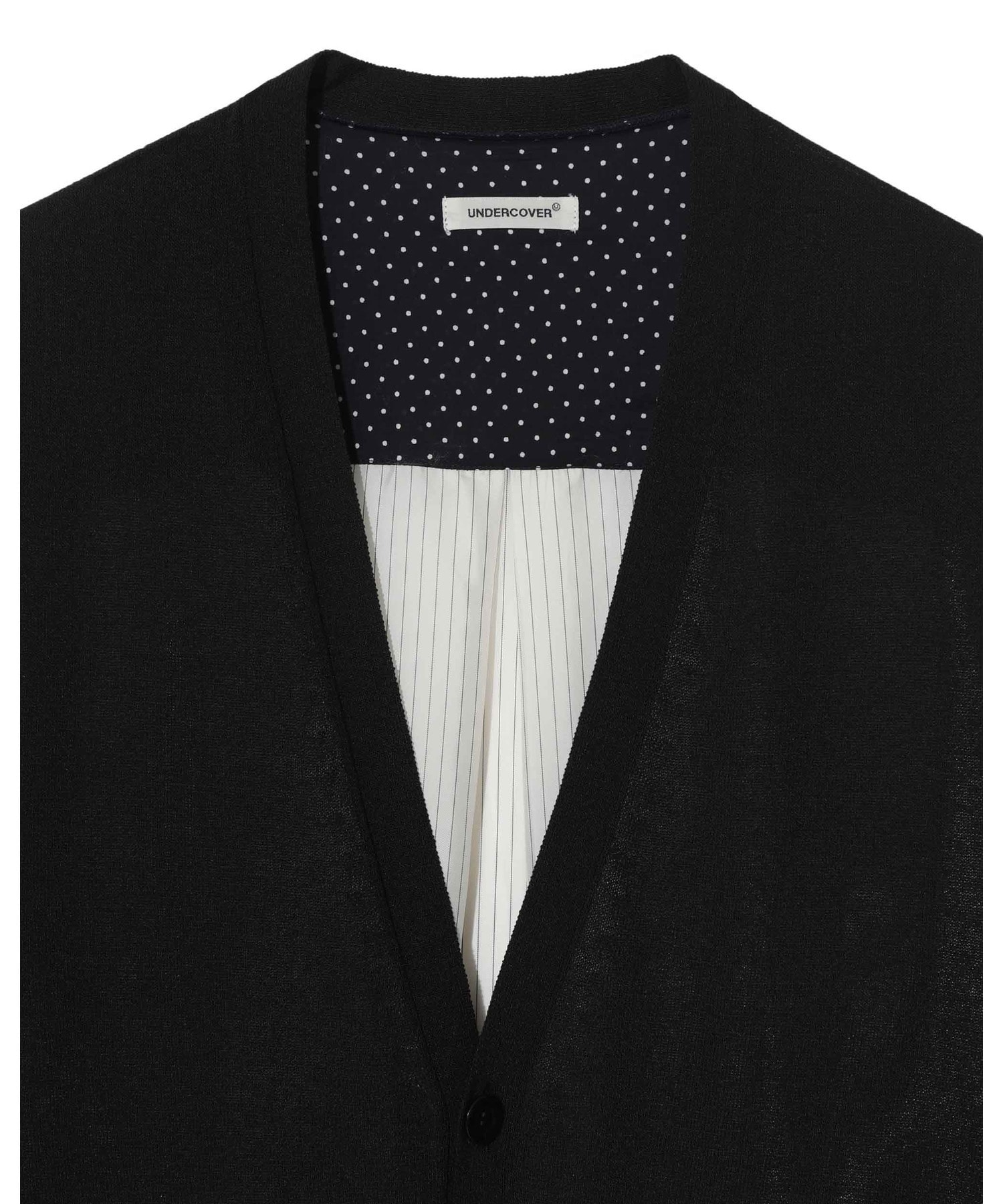 UP1F4902　背面シャツカーディガン UNDERCOVER