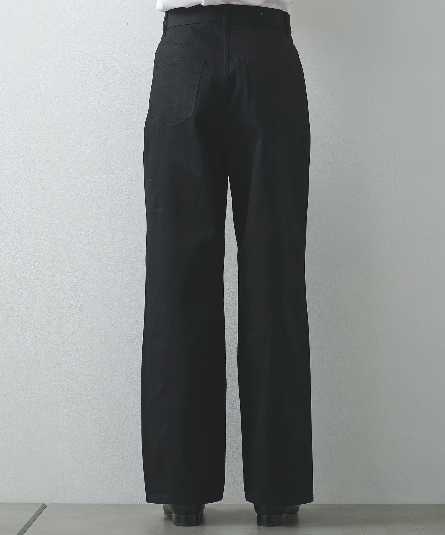 RIGID DENIM WIDE PANTS (SHORT LENGTH) JOHN LAWRENCE SULLIVAN