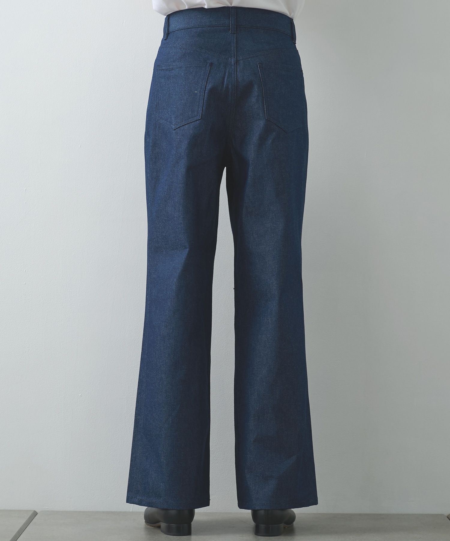 RIGID DENIM WIDE PANTS (SHORT LENGTH) JOHN LAWRENCE SULLIVAN